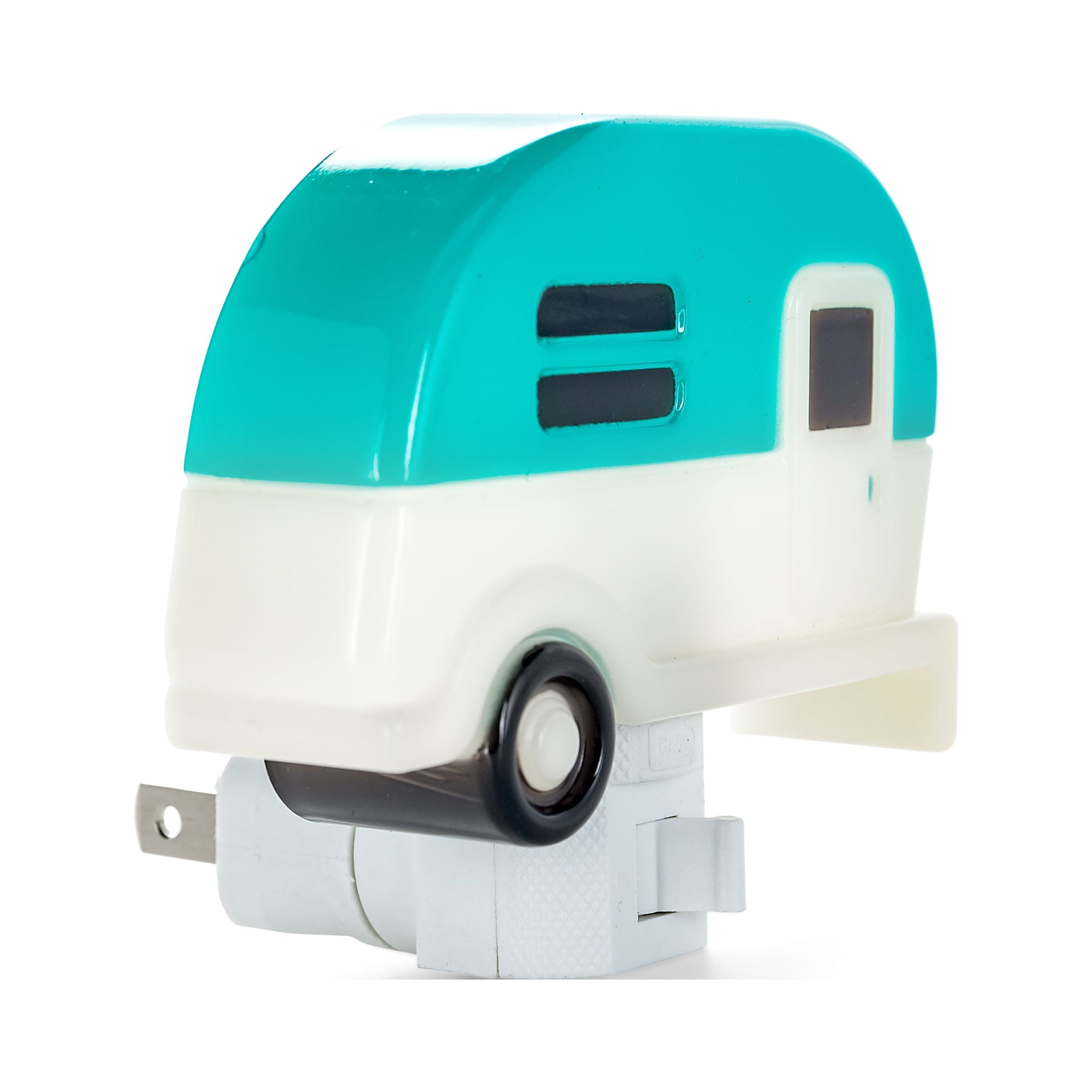 Camco Retro RV Nightlight LED Wall Plug-in Lamp with Swivel Base (Blue, 1 Pack) g70go