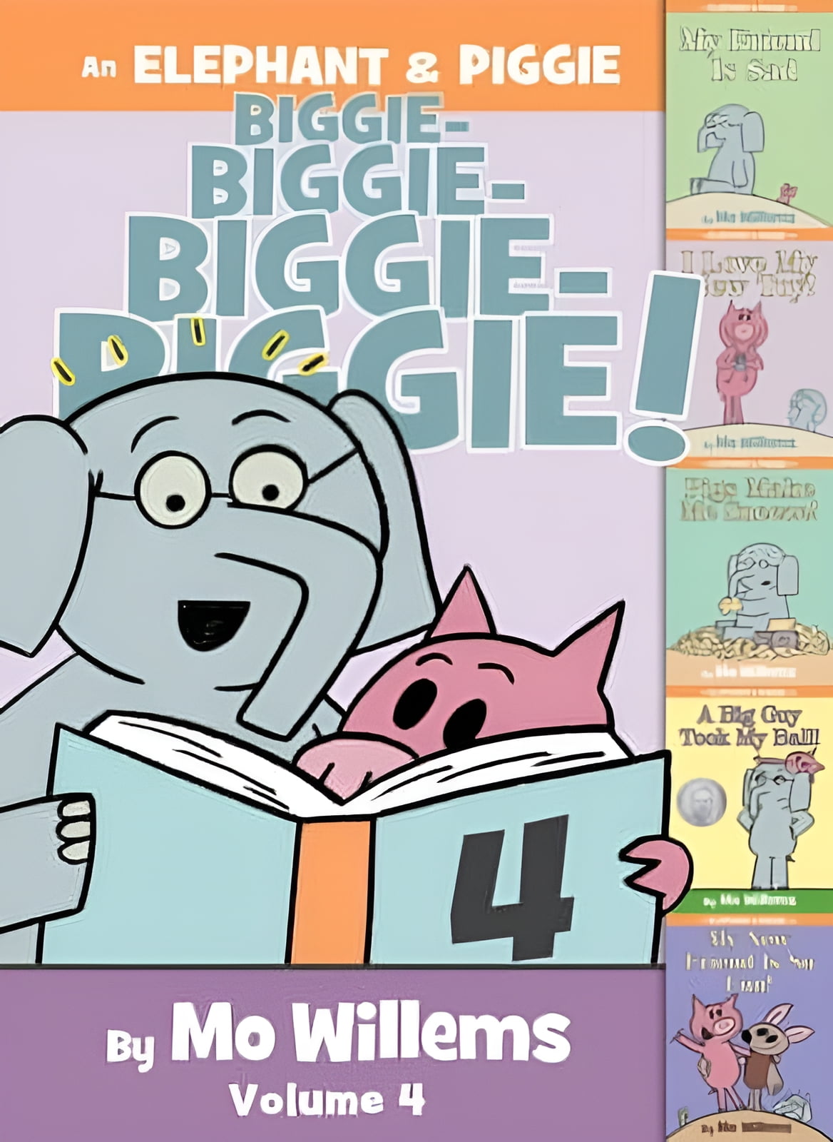 Mo Willems Elephant and Piggie Biggie Volume 4 Childrens Book (Hardcover) 9o6zj