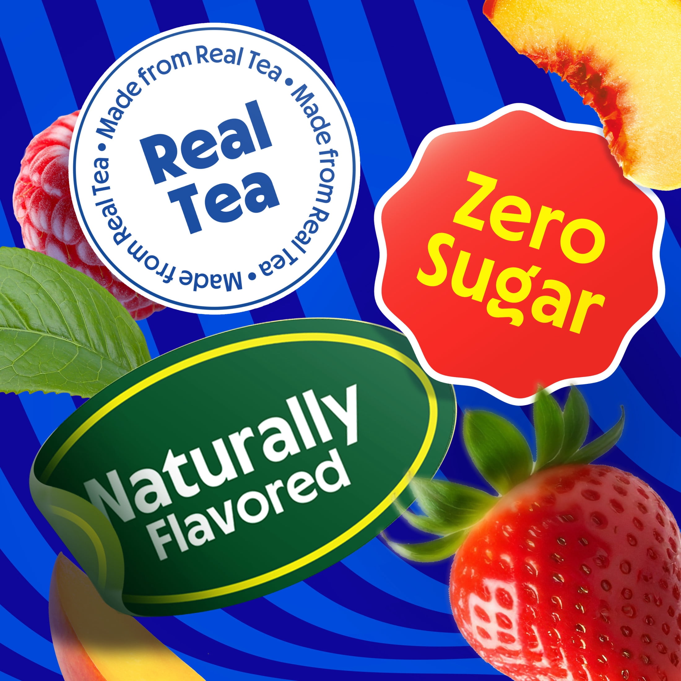 Snapple Zero Sugar Half 'n Half Lemonade Iced Tea (16 fl oz, 6 Pack) 4fyk2