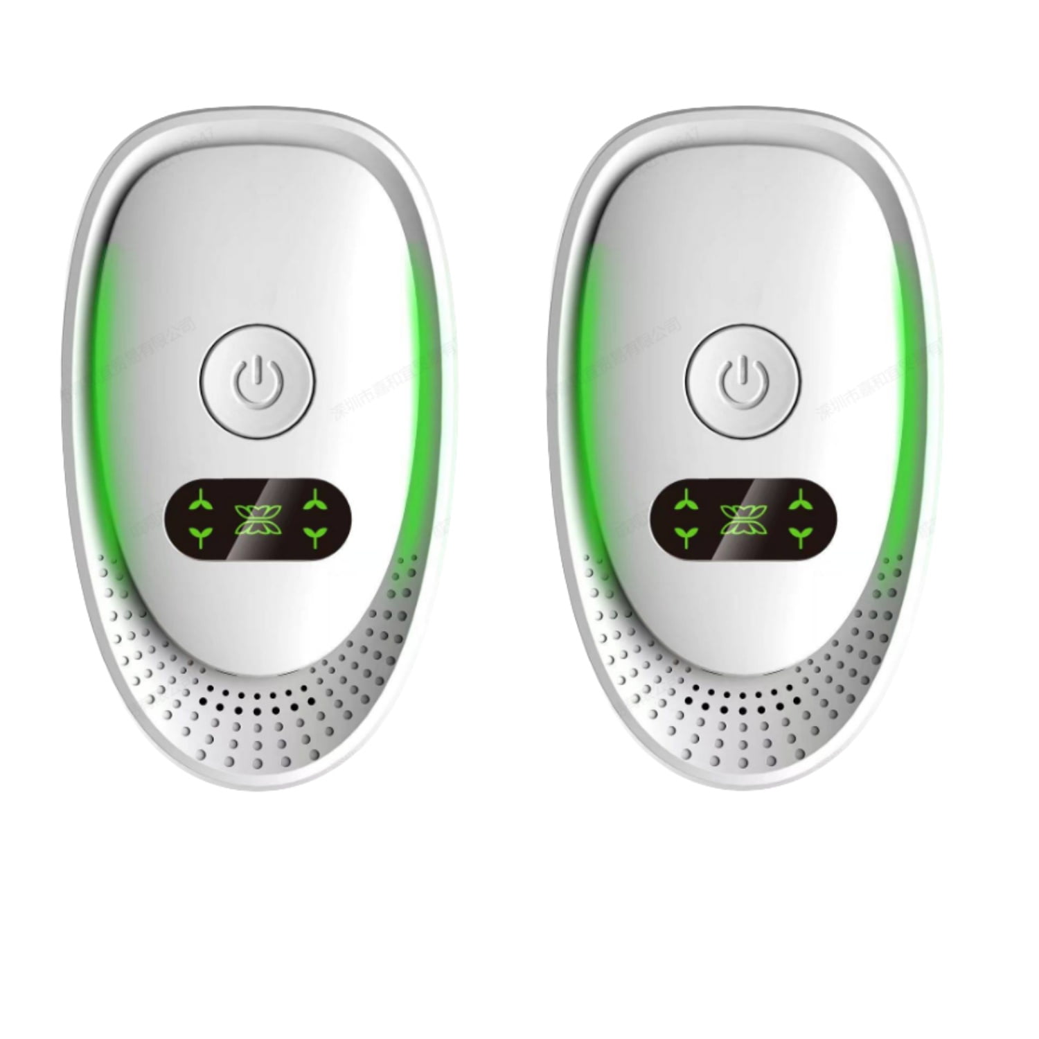 JahyShow Plug-in Air Ionizer Purifier for Home and Office (White, 2 Pack) 7tpgj