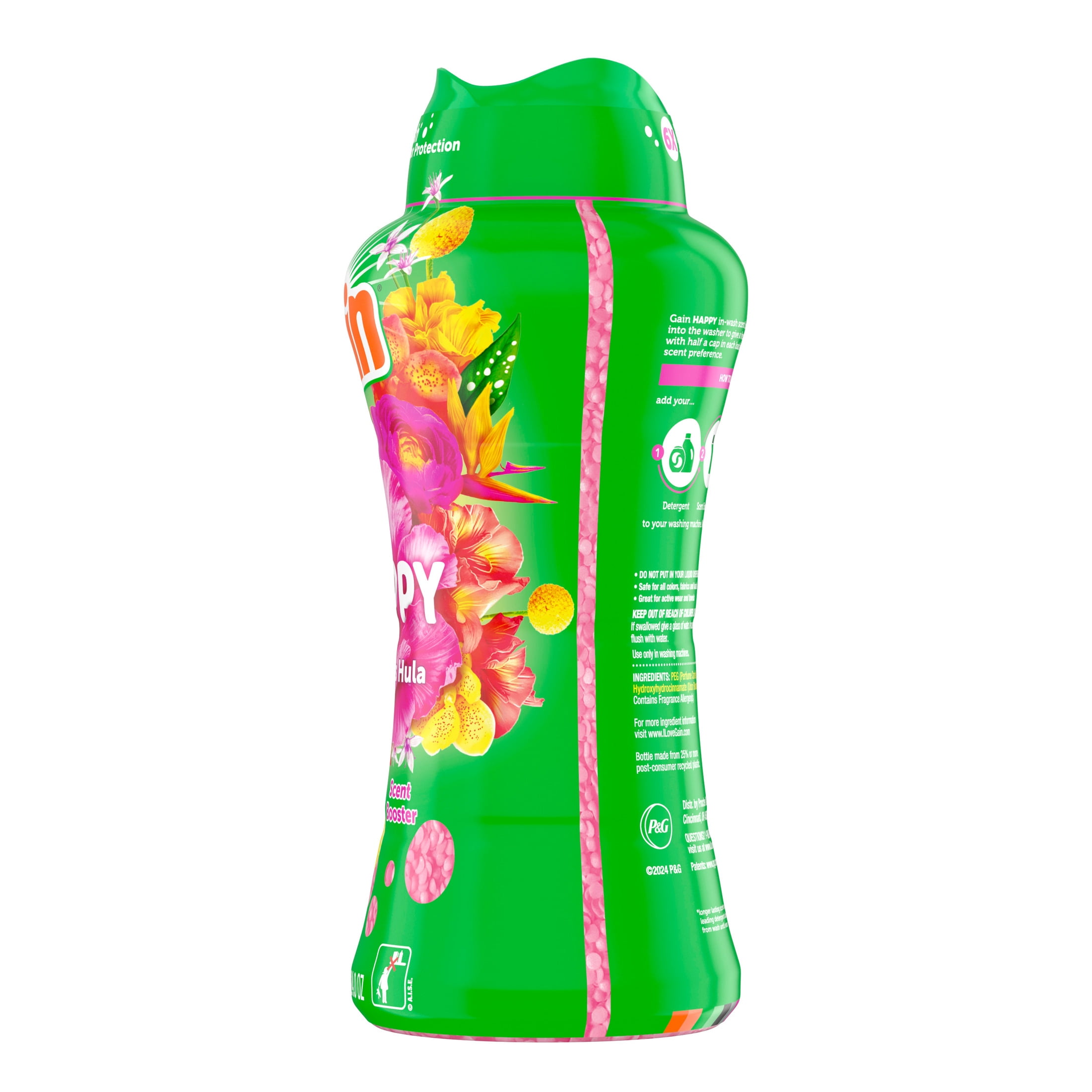 Gain In-Wash Laundry Scent Booster Beads, Hibiscus Hula Fragrance (24 oz) isle4