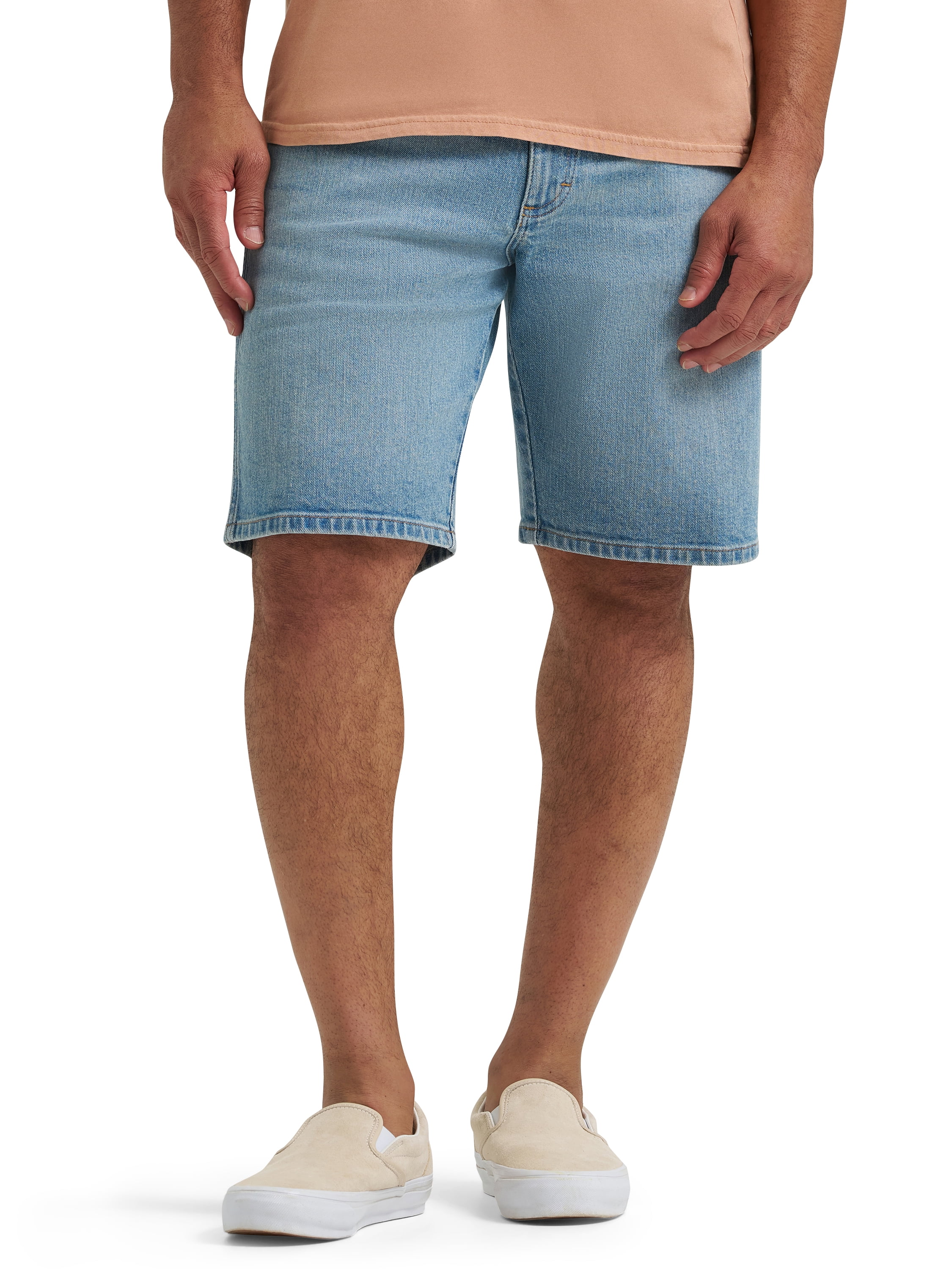 Wrangler Men's Relaxed Fit Five Pocket Denim Shorts (Blue, 30-50) gsy2z