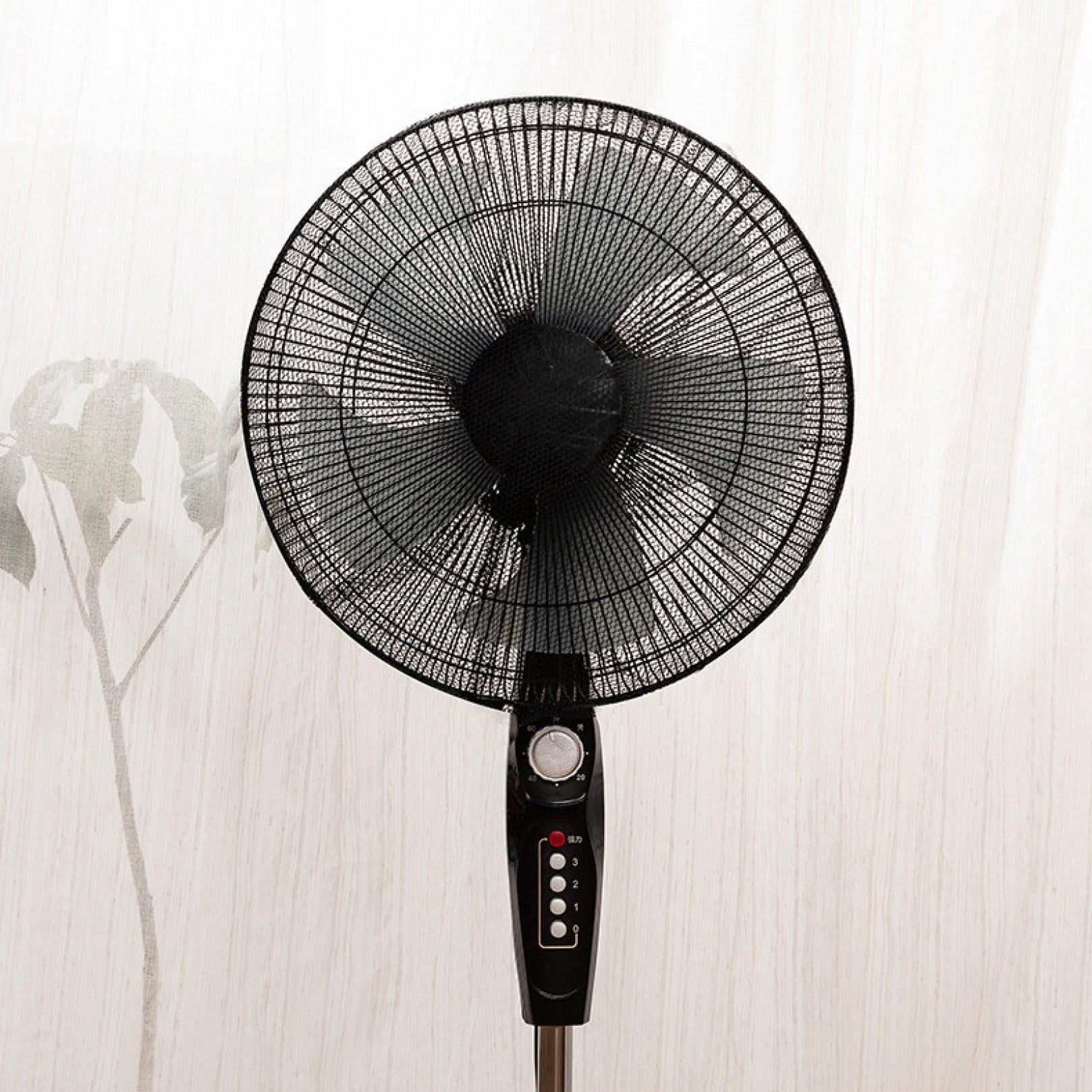 Toycle Electric Fan Safety Mesh Cover, Child Finger Protector Guard, Dust-Proof Protective Net for Pedestal and Floor Fans (Black, 18 in) 70s8m