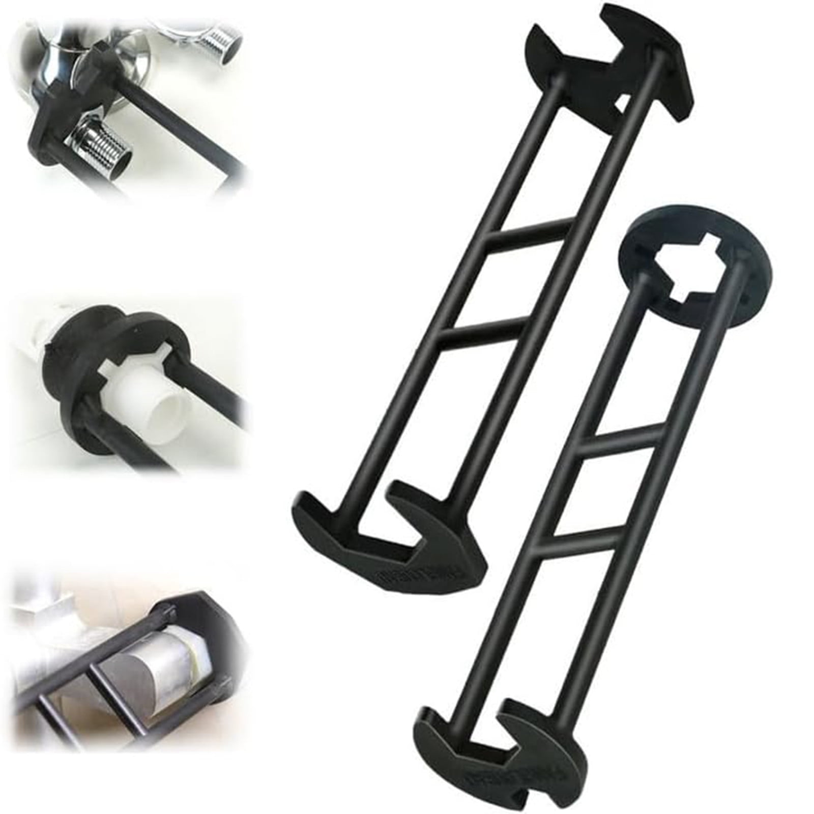 QQYBF Multifunctional Sink Wrench, Upgraded Dual Head Basin Wrench Set (7-in-1, Universal) 0l7nt