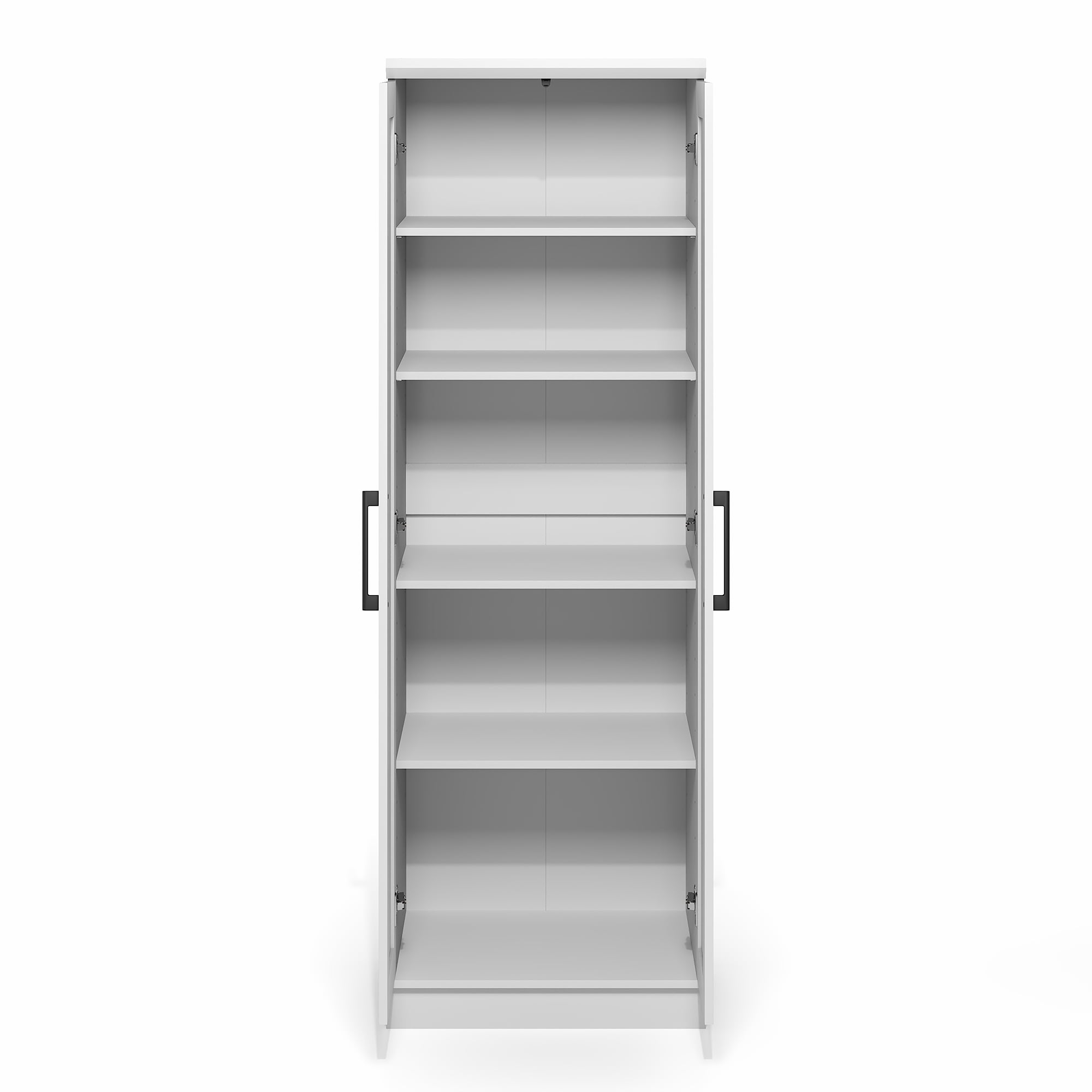 Furinno Robin Kitchen Storage Cabinet with 2 Doors (White, 23.31 in W x 71.18 in H) w5ht4