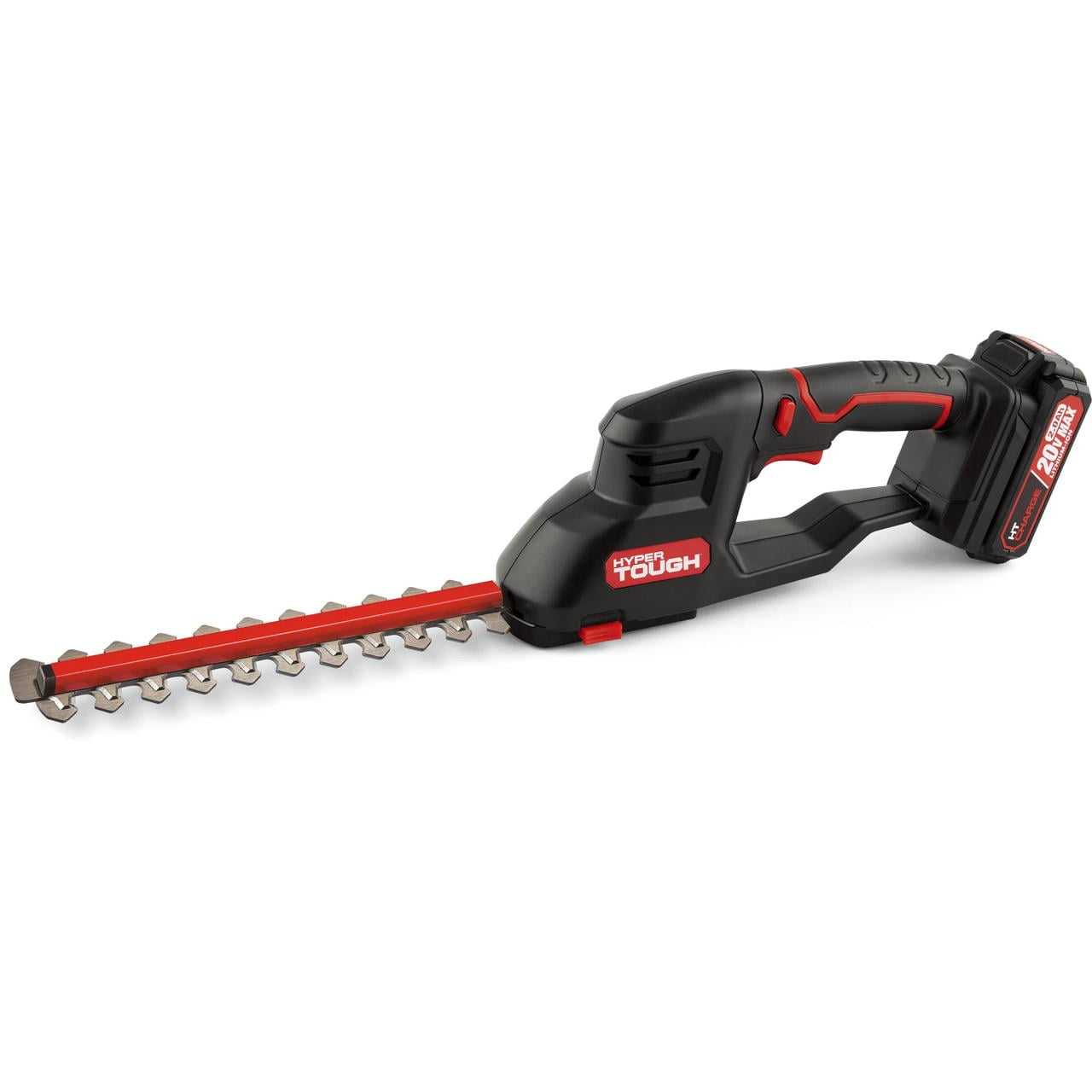 Hyper Tough 20V Cordless 2-in-1 Grass Shear and Shrubbery Trimmer (5 in and 9 in Blade Set) 47khx - Image 3