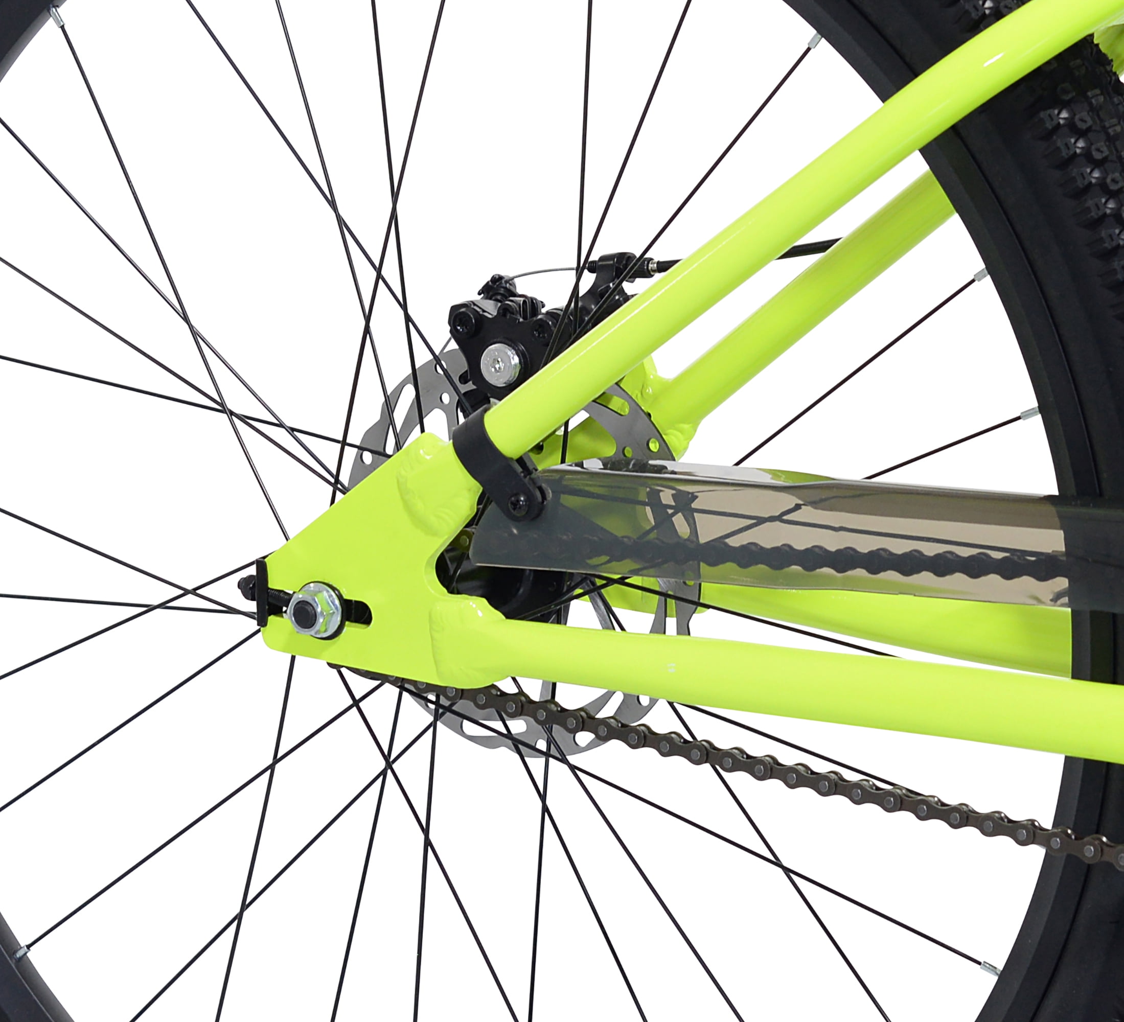 Ozark Trail DJ.1 Airtime Dirt Jump Bike, Lightweight Alloy Frame, Single Speed, 26 in Wheels (Yellow, 13.25 in Frame) l9dl0