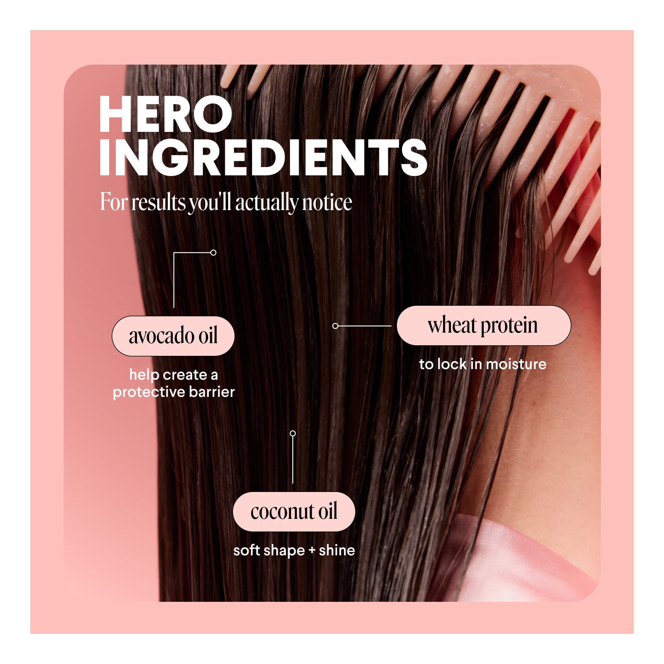 MONDAY Haircare SMOOTH Conditioner for Frizz-Prone Hair with Wheat Protein, Coconut Oil & Avocado Oil (11.97 fl oz) inc82