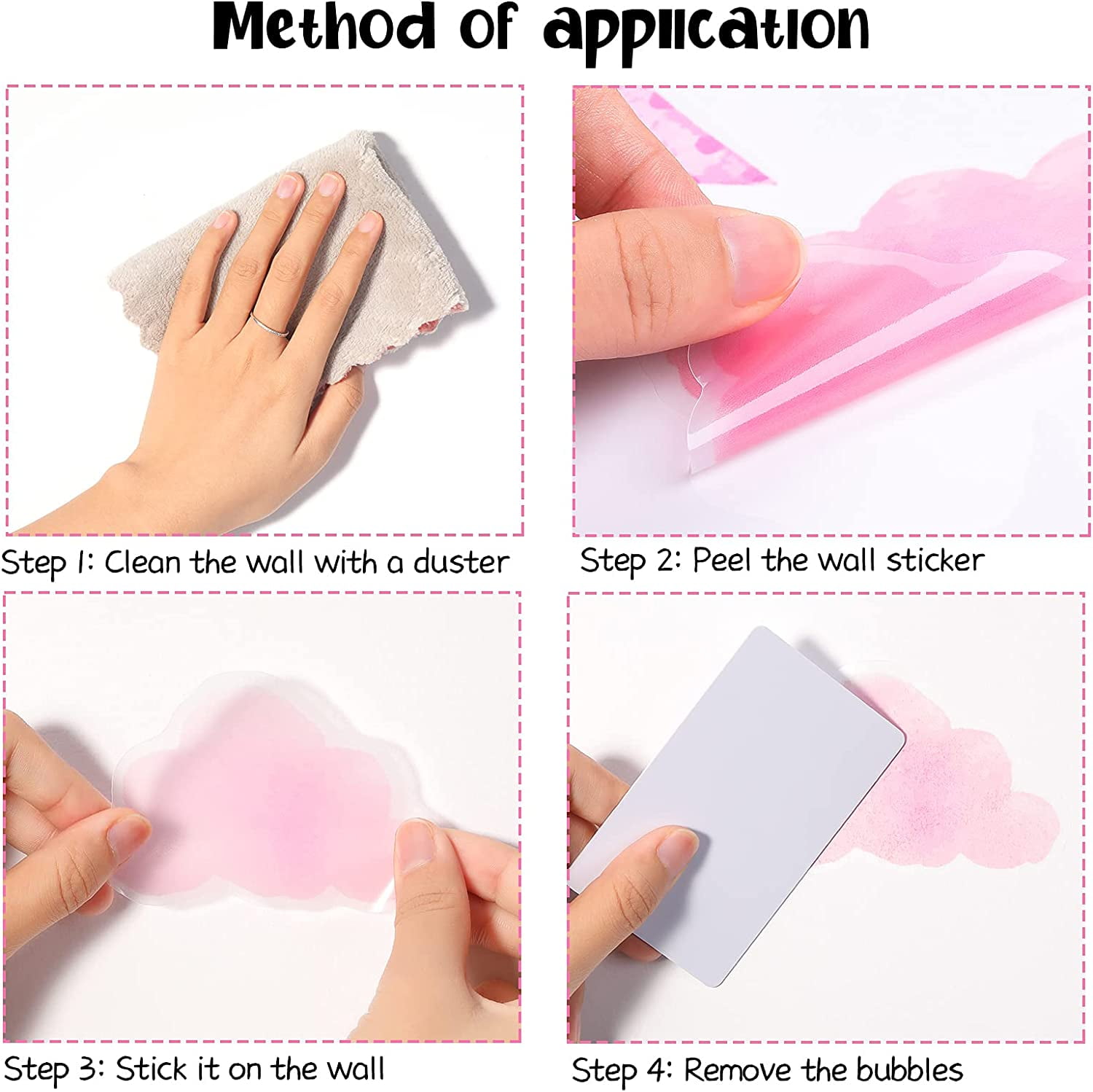 Style-Carry Wall Decals Kids Room Decor Vinyl Stickers for Girls Bedroom (Multicolor, 3 Sheets, 22.6 in x 13.6 in) s89y1