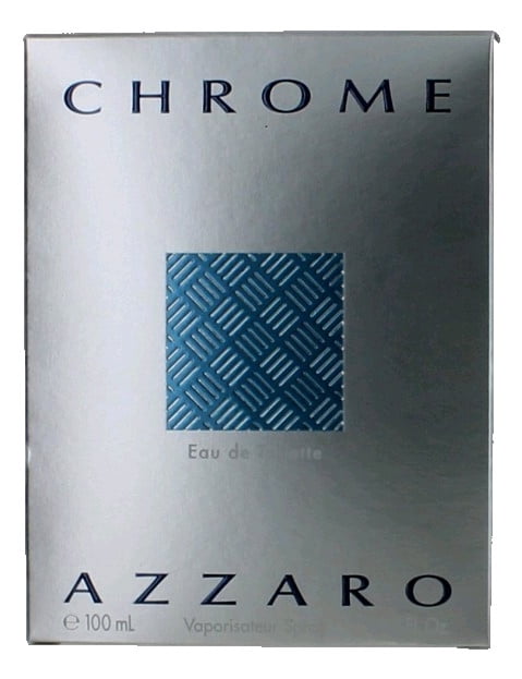 Azzaro Chrome Eau de Toilette, Refreshing Citrus Aquatic Fragrance for Men (3.4 oz) ku92v