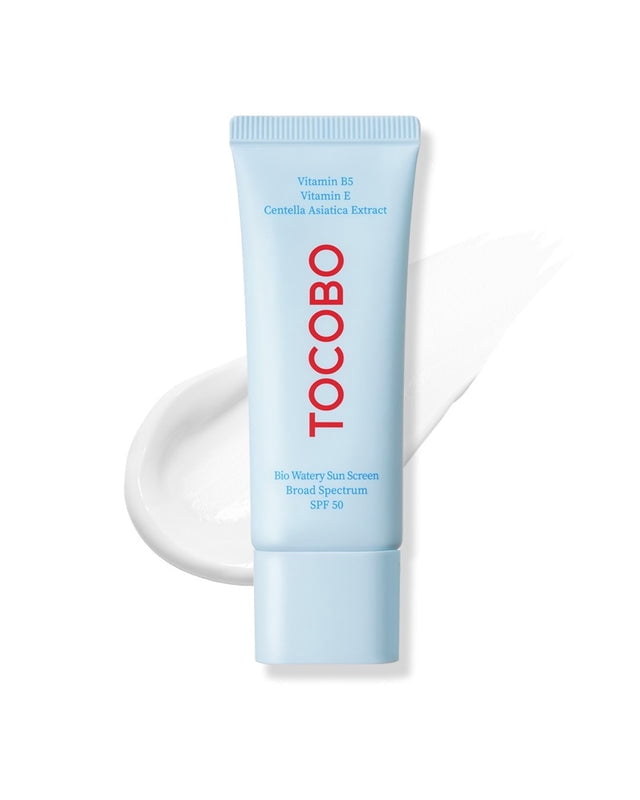 TOCOBO Bio Watery Sun Cream SPF 50+ PA++++ Lightweight Hydrating Facial Sunscreen (1.35 fl oz) a674r