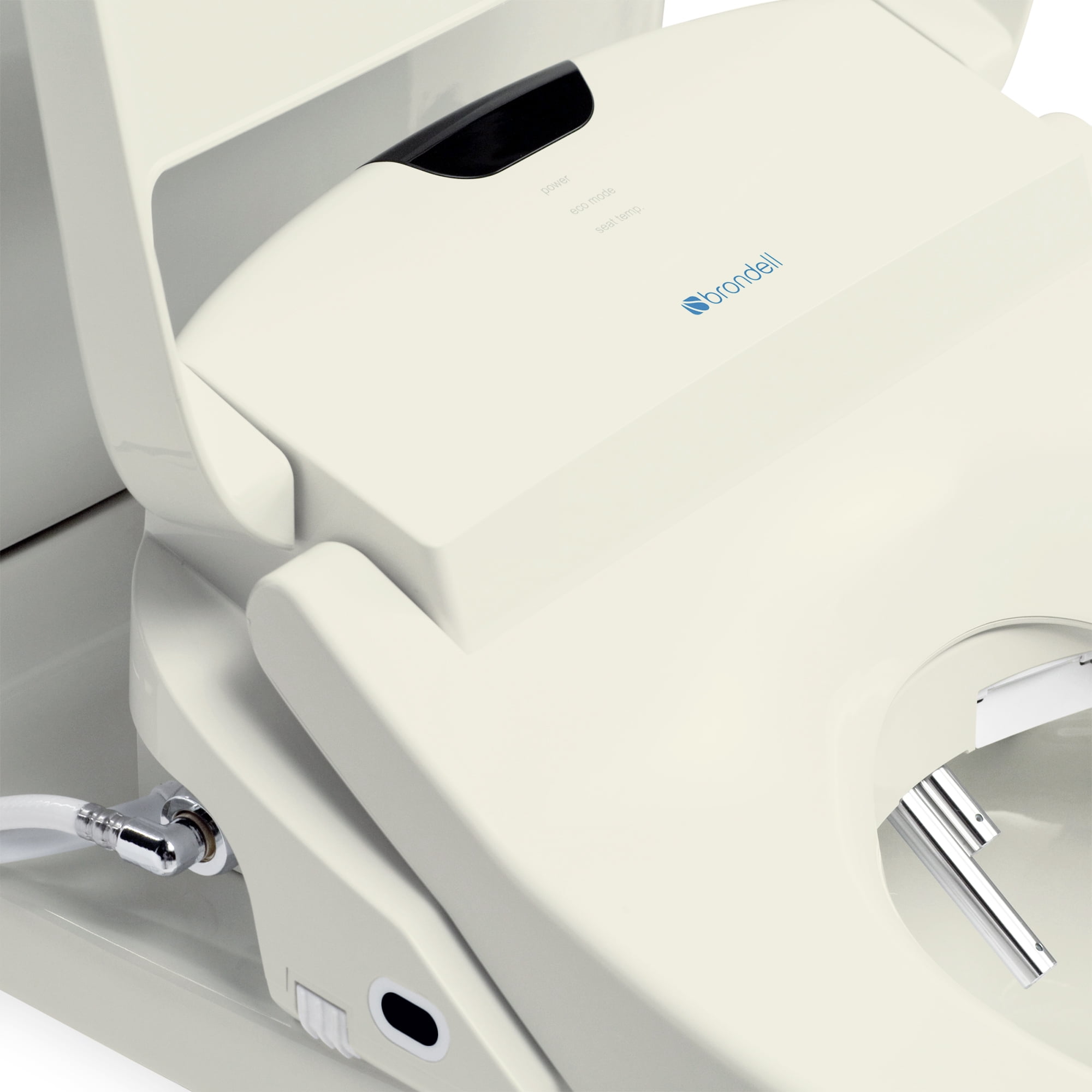Brondell Swash 1400 Luxury Bidet Toilet Seat with Remote Control (Biscuit, Elongated) z8f4n
