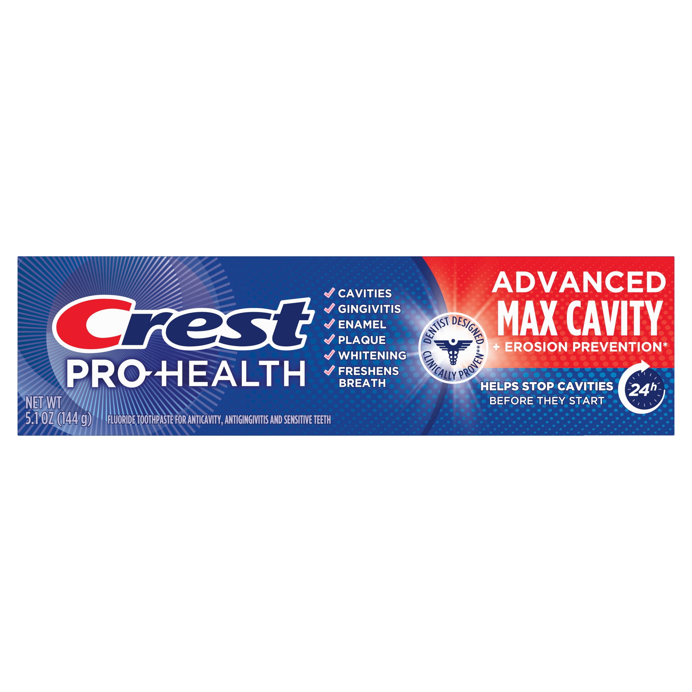 Crest Pro-Health Advanced Max Cavity & Erosion Prevention Toothpaste (White, 5.1 oz) xuswo