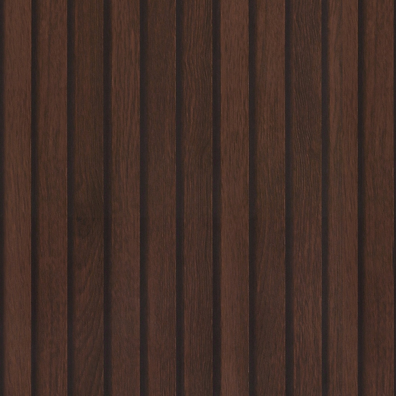 CHIHUT Dark Brown Wood Slat Peel and Stick Wallpaper (Waterproof Vinyl Shiplap Contact Paper, 17.7 in x 100 in) 9dvi6
