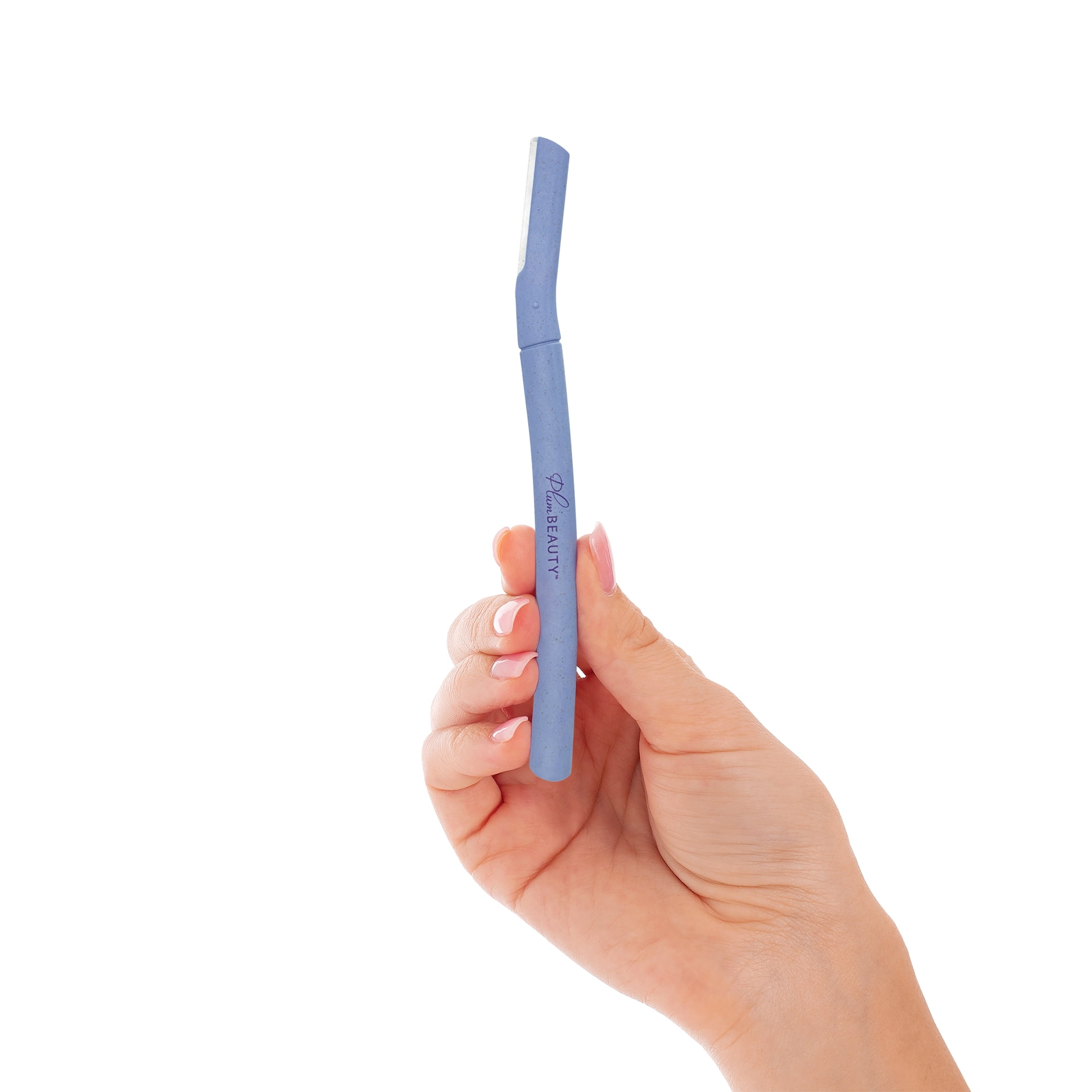 Plum Beauty Facial Eyebrow Shaping Razors for Precise Hair Removal (3-Pack) ftxfx