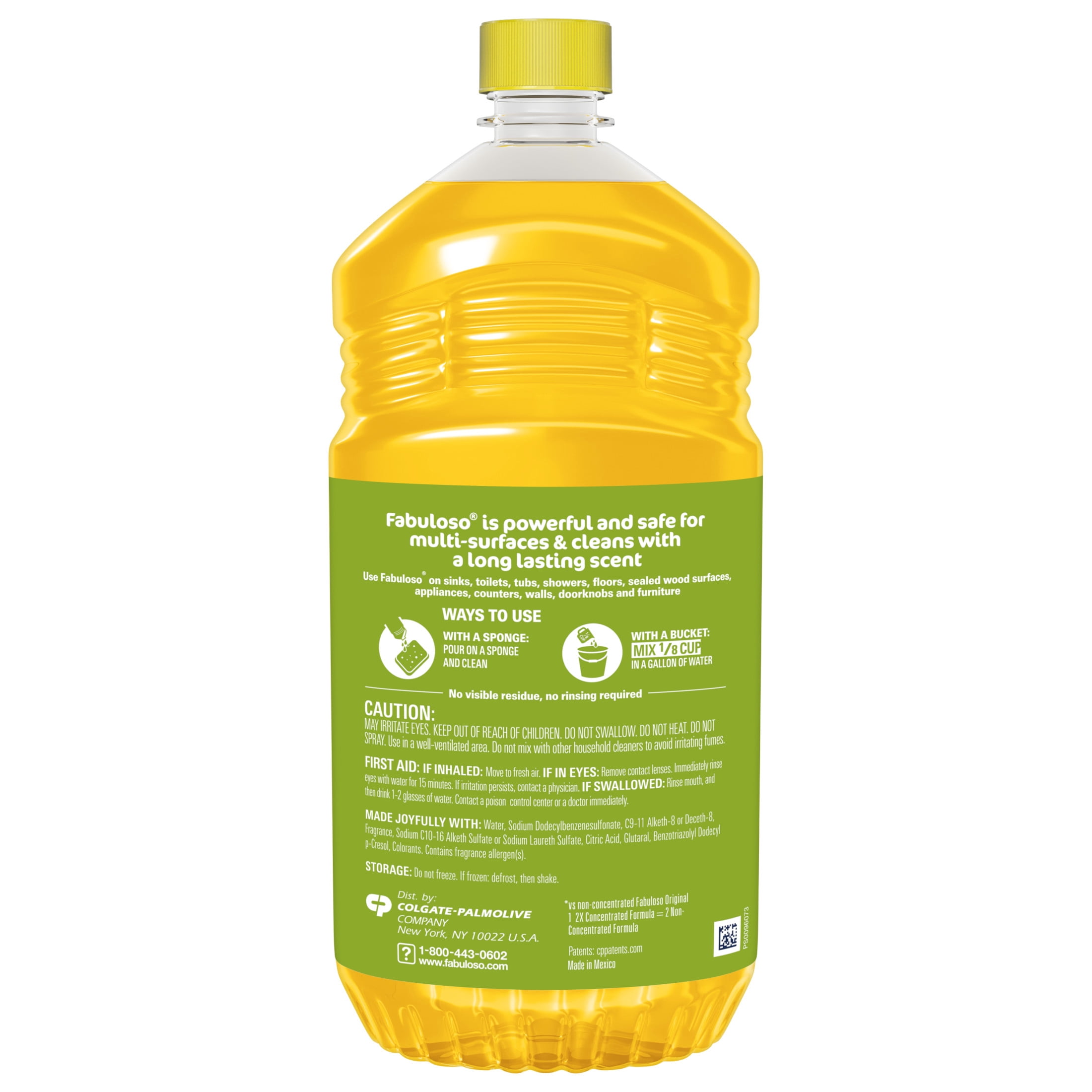 Fabuloso Multi-Purpose Cleaner, 2X Concentrated Formula, Pineapple Scent (56 fl oz) i01q6