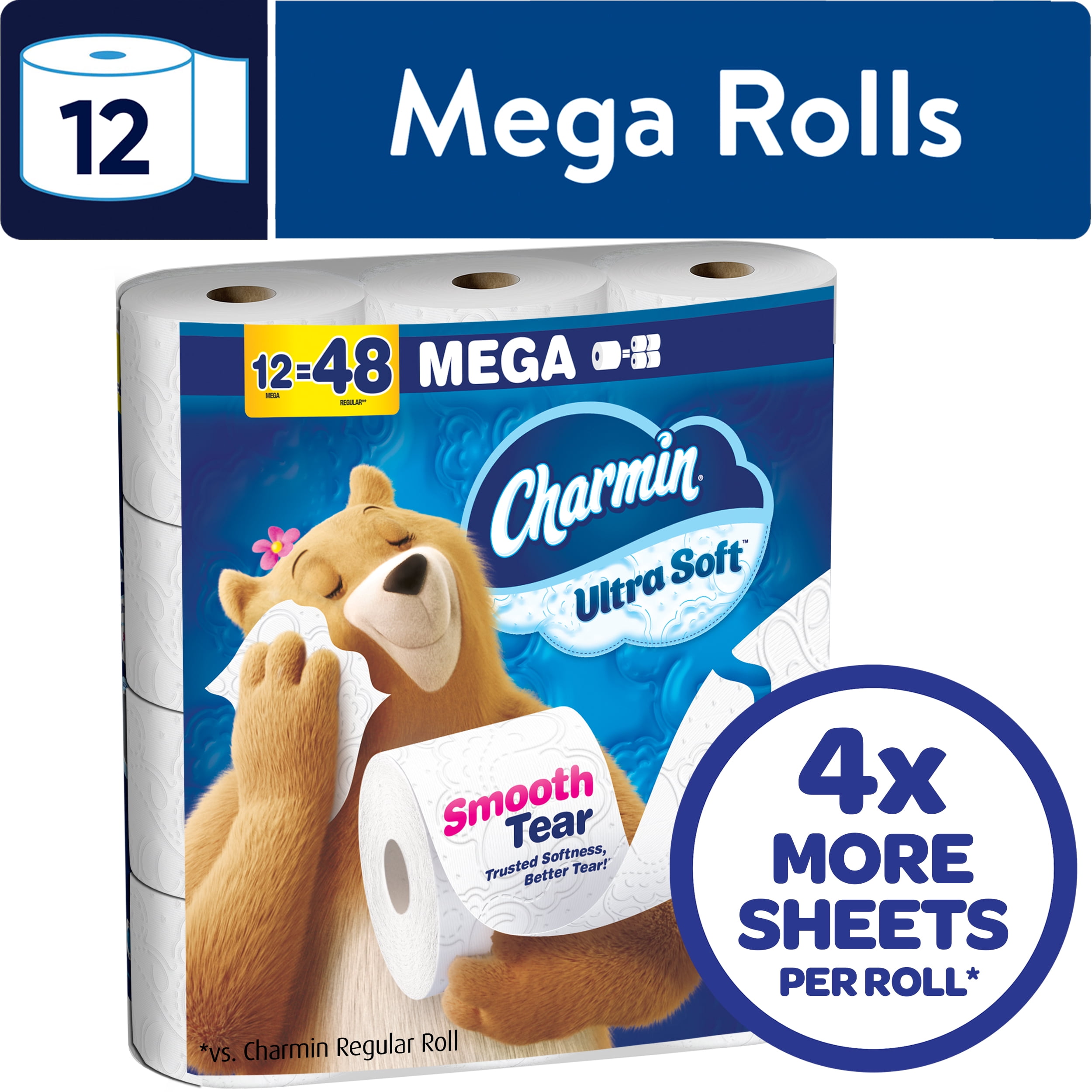 Charmin Ultra Soft Toilet Paper (12 Mega Rolls, 224 Sheets Per Roll) fbe06