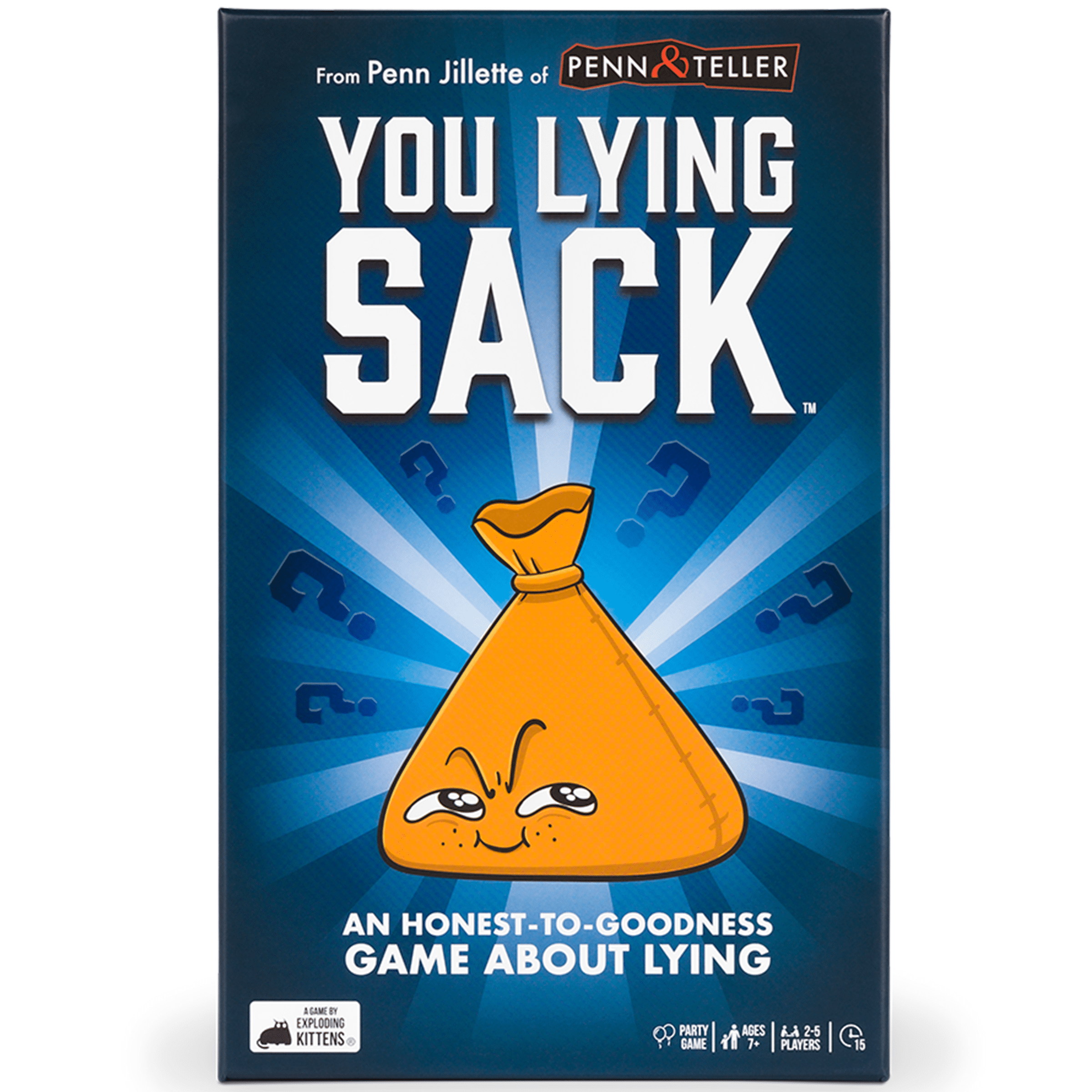 Exploding Kittens You Lying Sack Party Game (Blue, 2-5 Players) i5m43