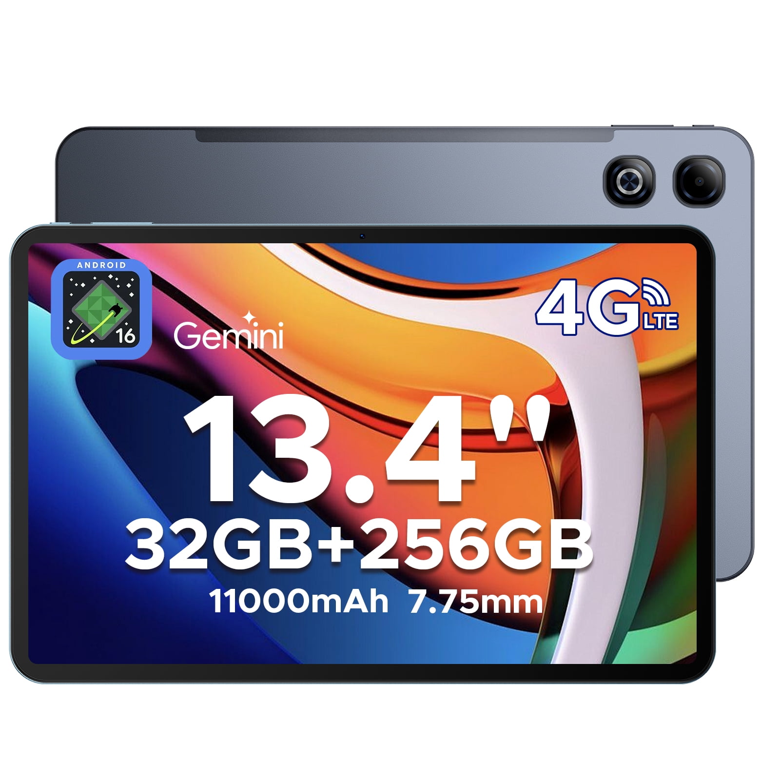Doogee Tab G6 MAX Android 16 Tablet (13.4 in, 32GB RAM, 256GB Storage, Gray) h2v3w