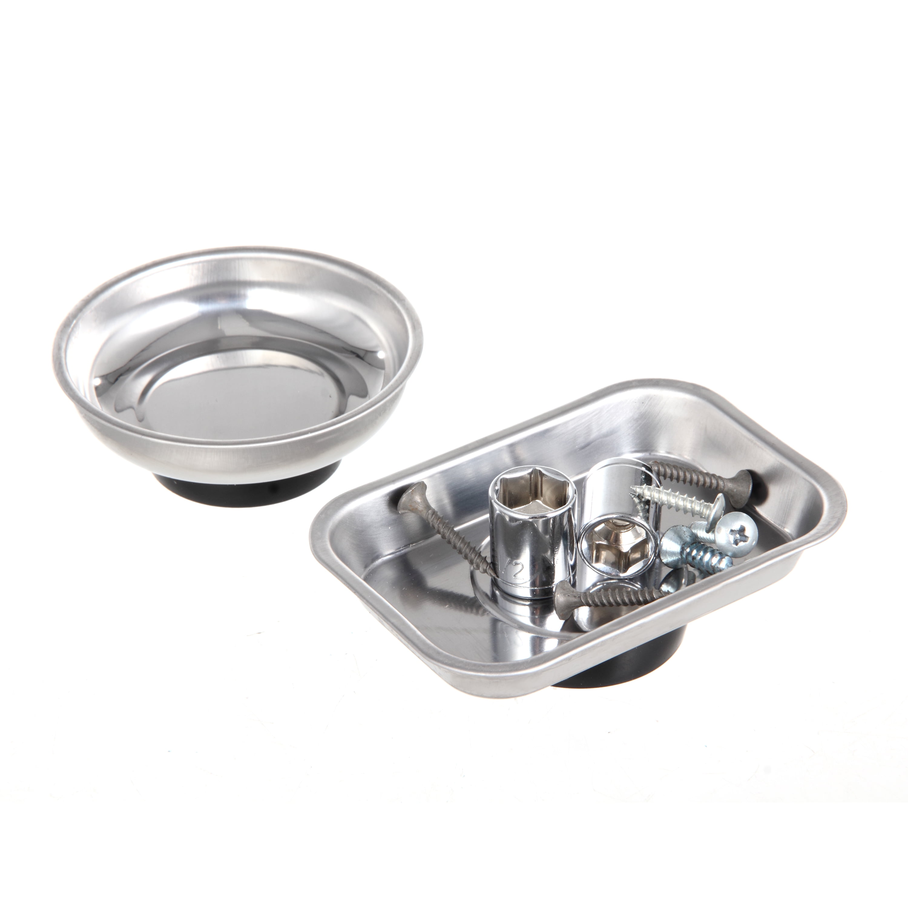 Hyper Tough Magnetic Parts Tray Set (2-Piece, 2.55 in x 3.66 in x 0.54 in) psxwf