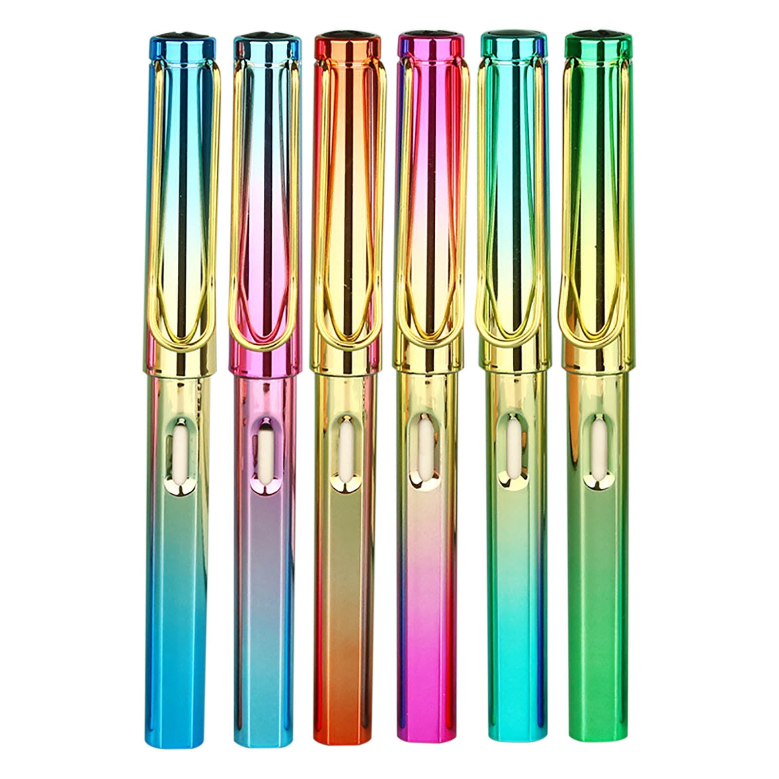 Sinimoko Everlasting Inkless Metal Pencil Set (6 Pack, Silver) v0o7j