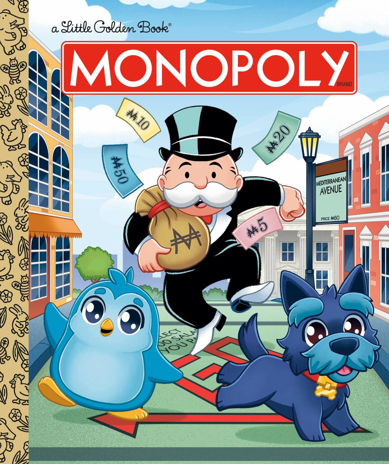 Golden Books Monopoly Hasbro Hardcover Book (1 Unit) bcejb