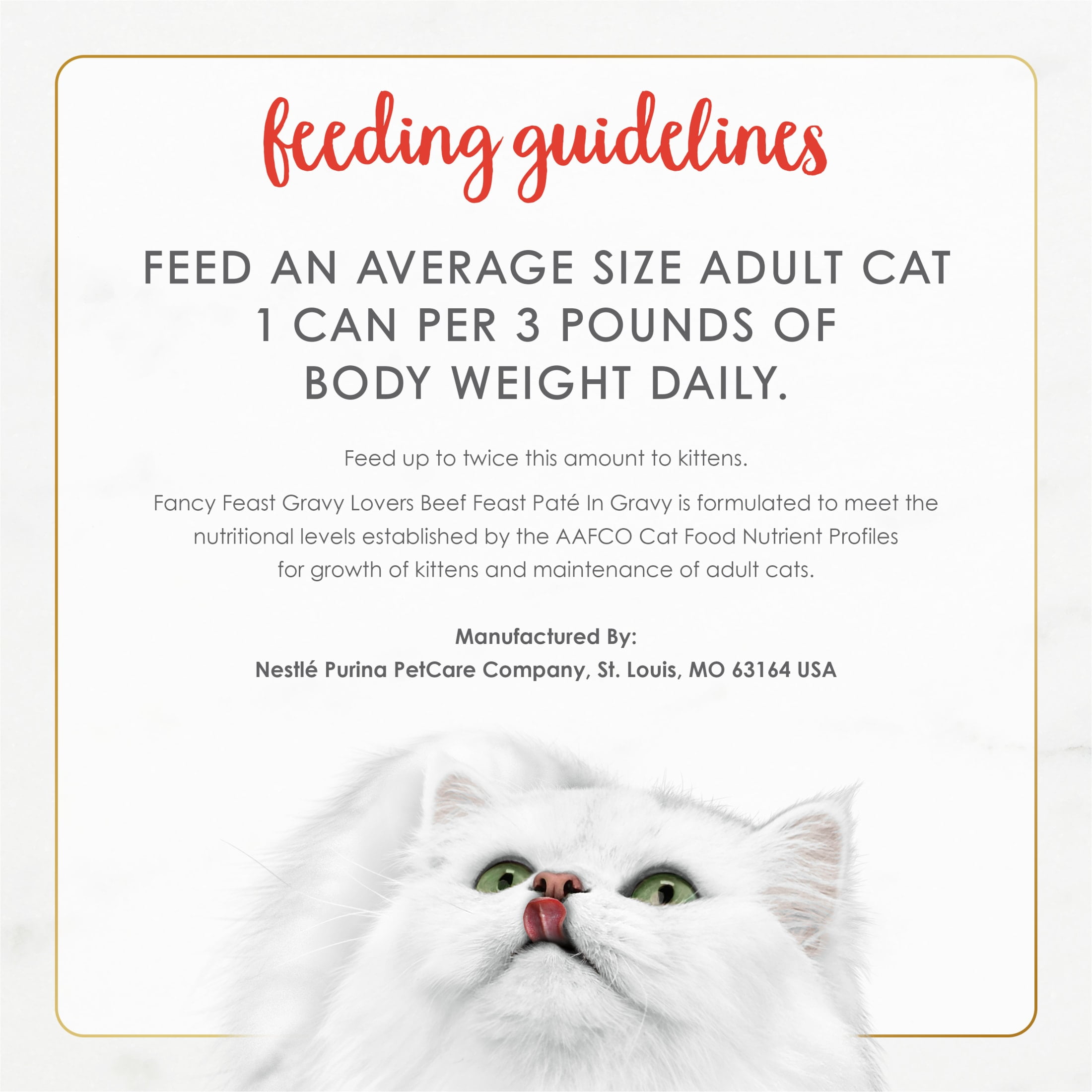 Fancy Feast Gravy Lovers Beef Feast Wet Cat Food (3 oz, 24 Pack) o4qex