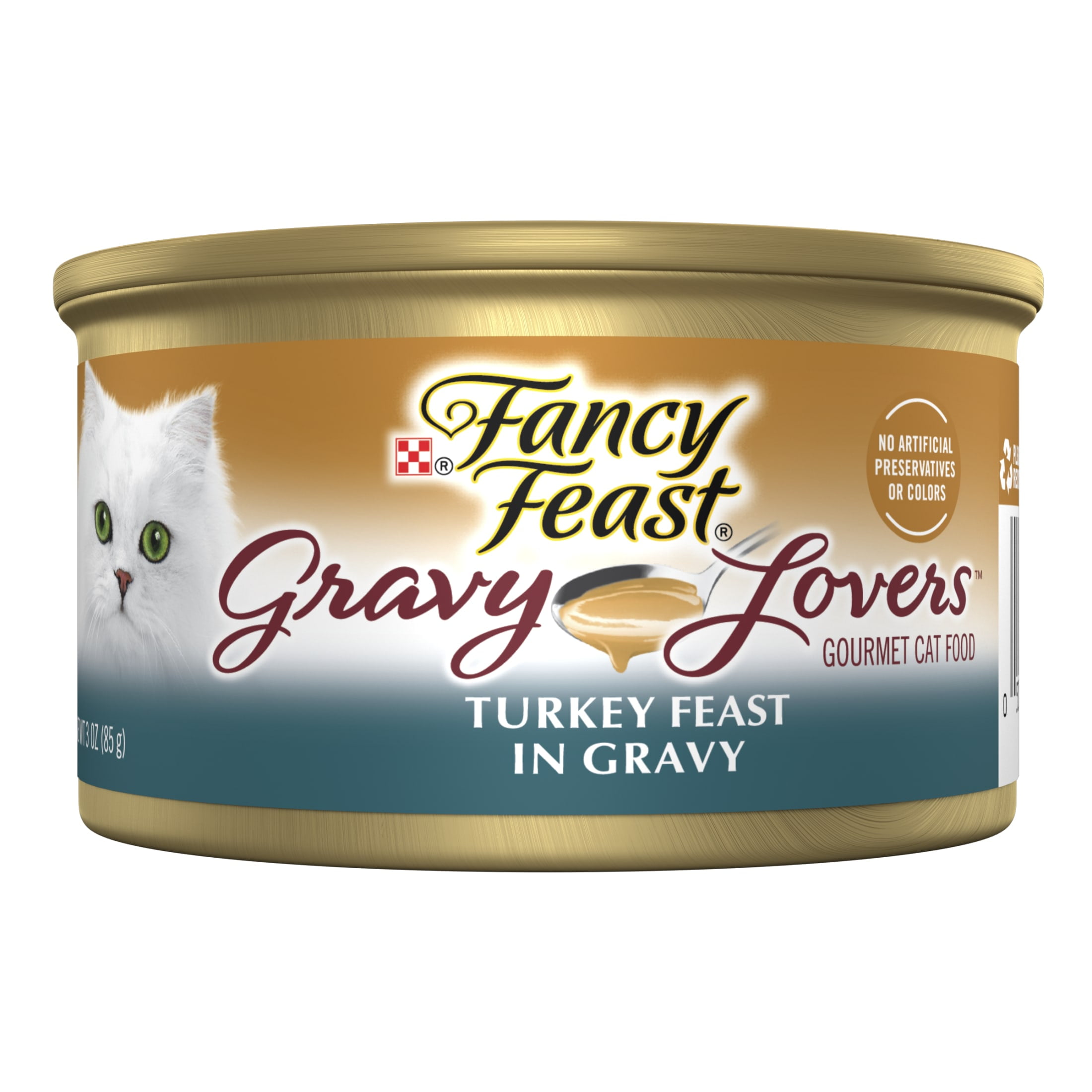 Fancy Feast Gravy Lovers Wet Cat Food, Tuna Feast in Savory Gravy (3 oz, 24 Pack) tv61x