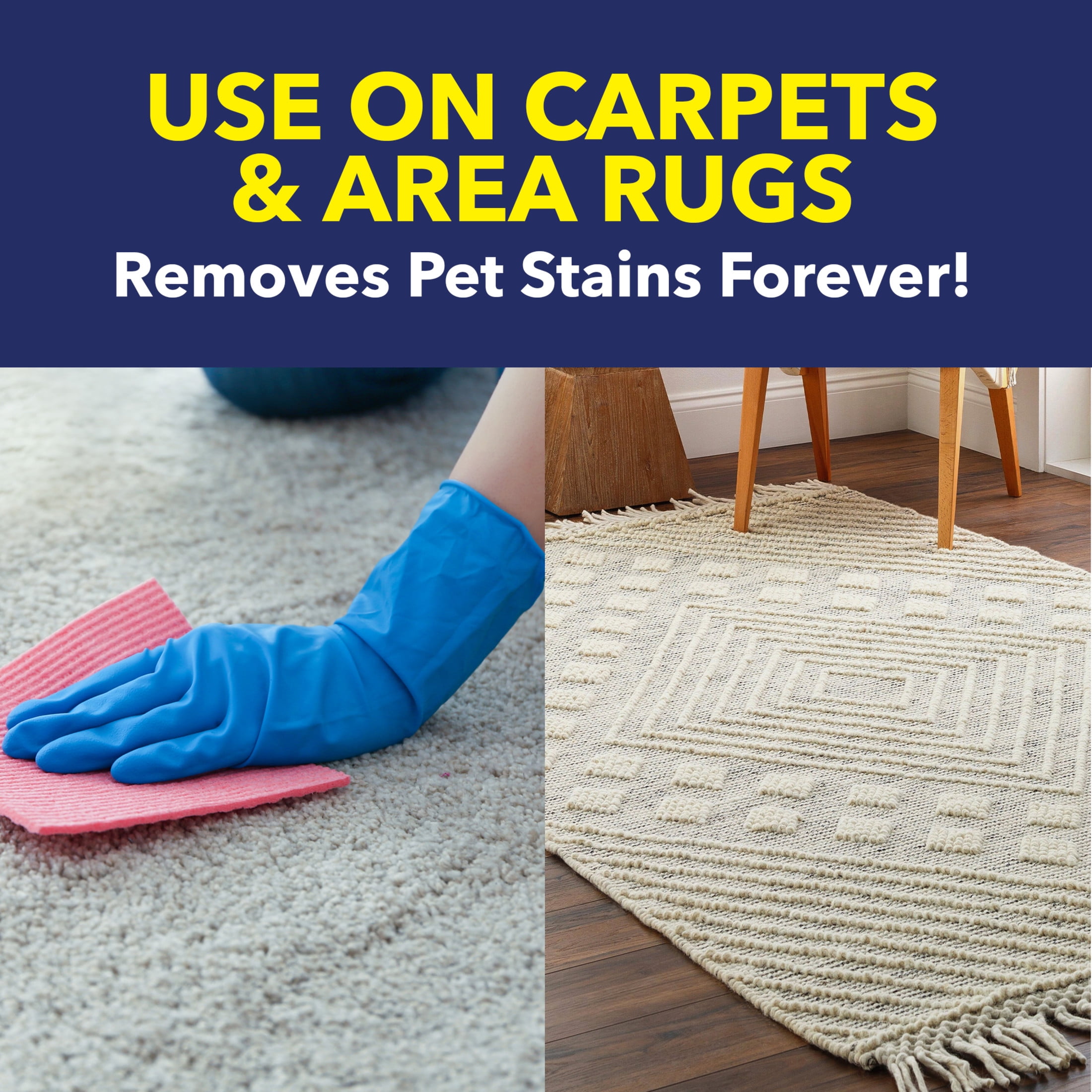 OxiClean Carpet and Rug Pet Stain and Odor Remover, Professional Strength Cleaning Solution (24 fl oz) ys7lf
