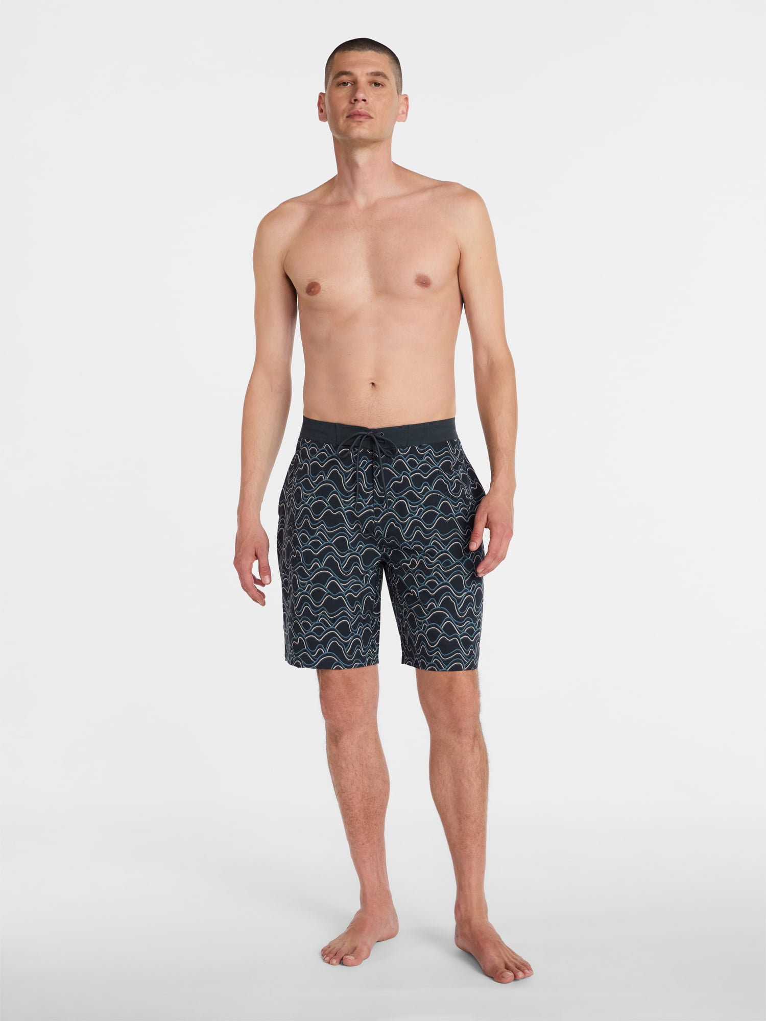 Ozark Trail Men's Swim Trunks with Compression Liner and UPF 50+ Protection (9 in Inseam, S-3XL) e7lny
