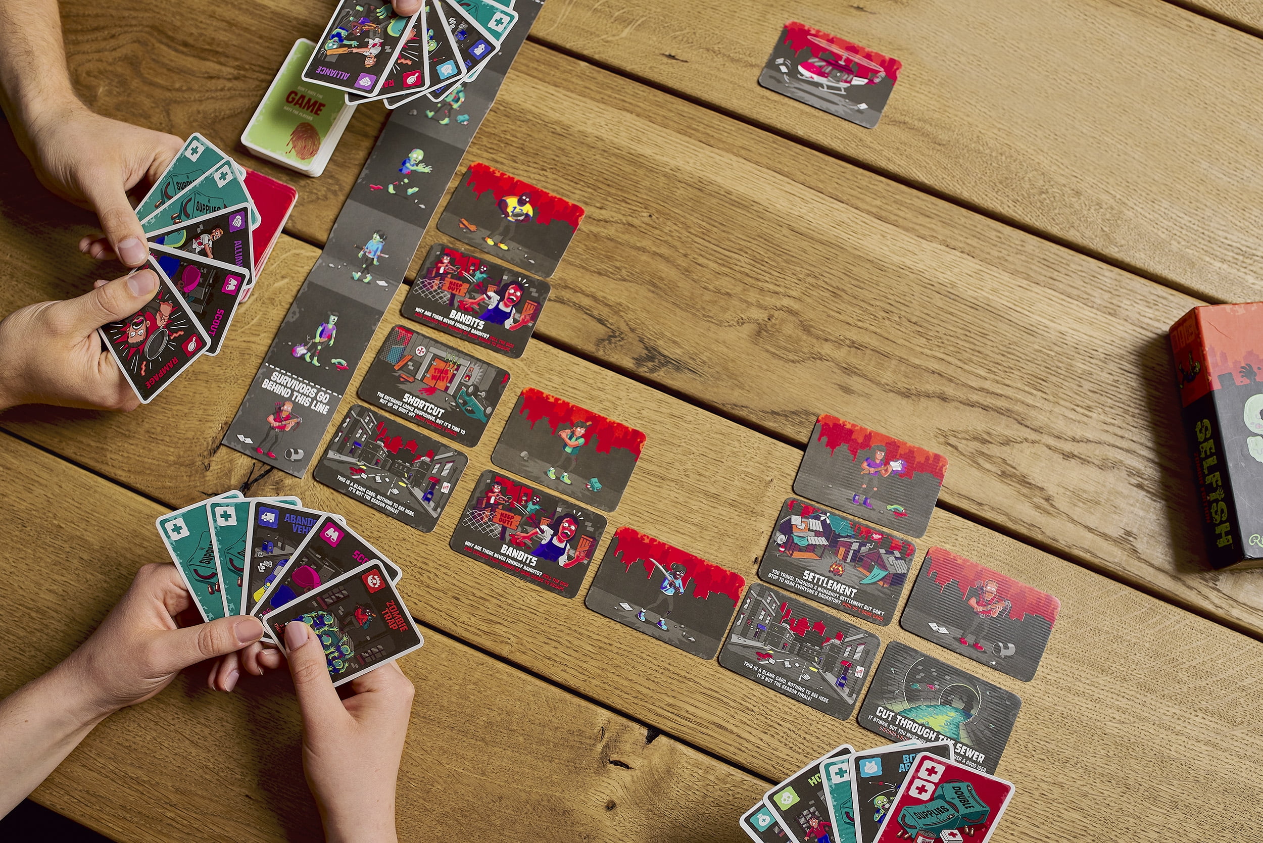Ridley's Selfish Zombie Edition Card Game (Survival Strategy Board Game) kzm2j