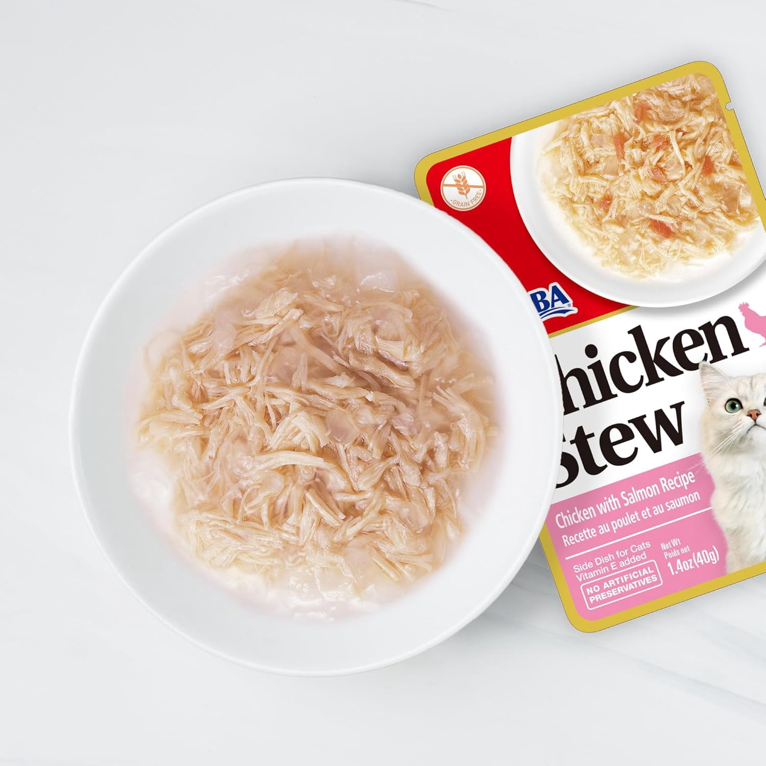 Inaba Chicken Stew Wet Cat Food Savory Recipe (24 Pack, 1.4 oz) 1mc7n