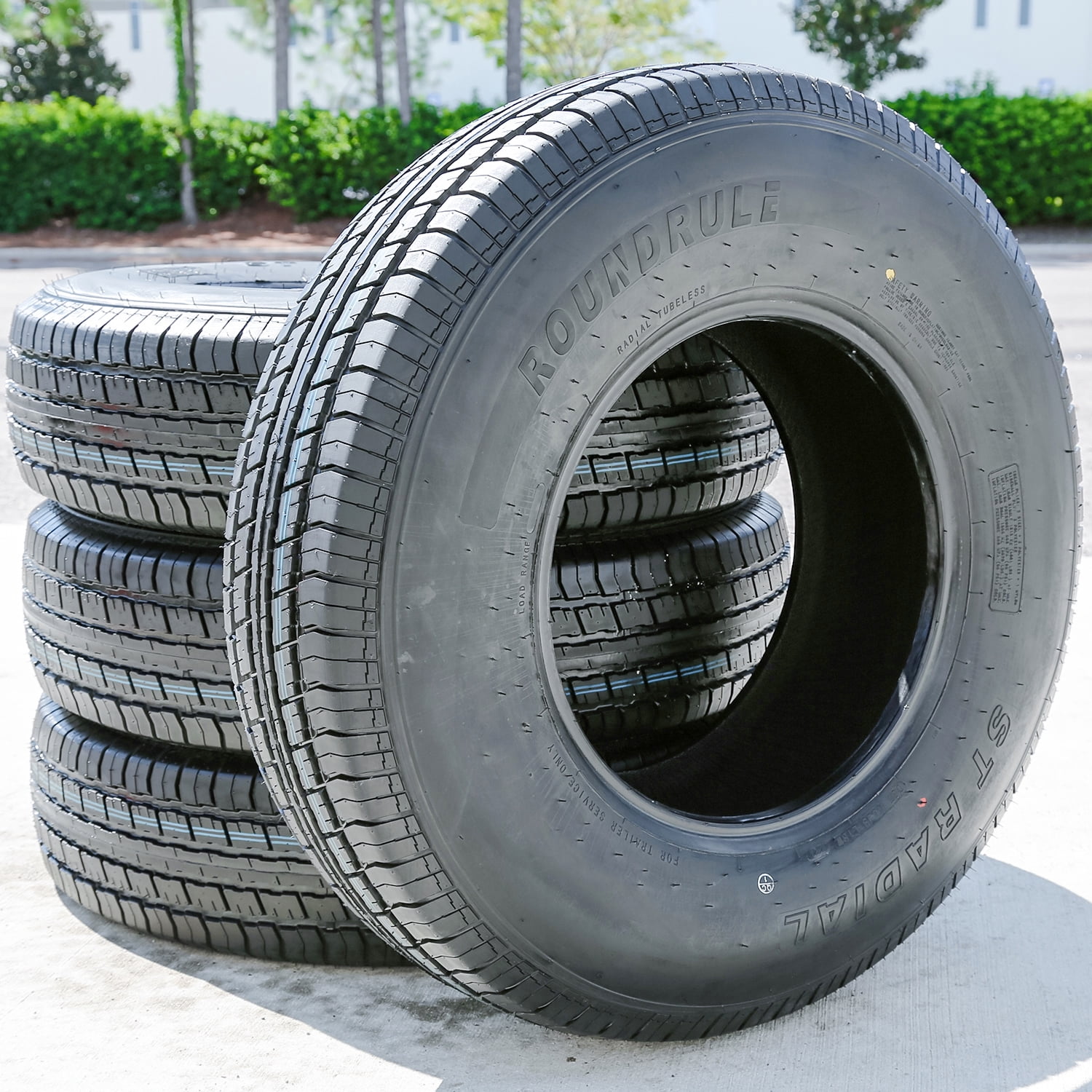 Roundrule ST Radial Semi-Steel Trailer Tire (ST235/85R16, 14 Ply, Load Range G) 6gviv
