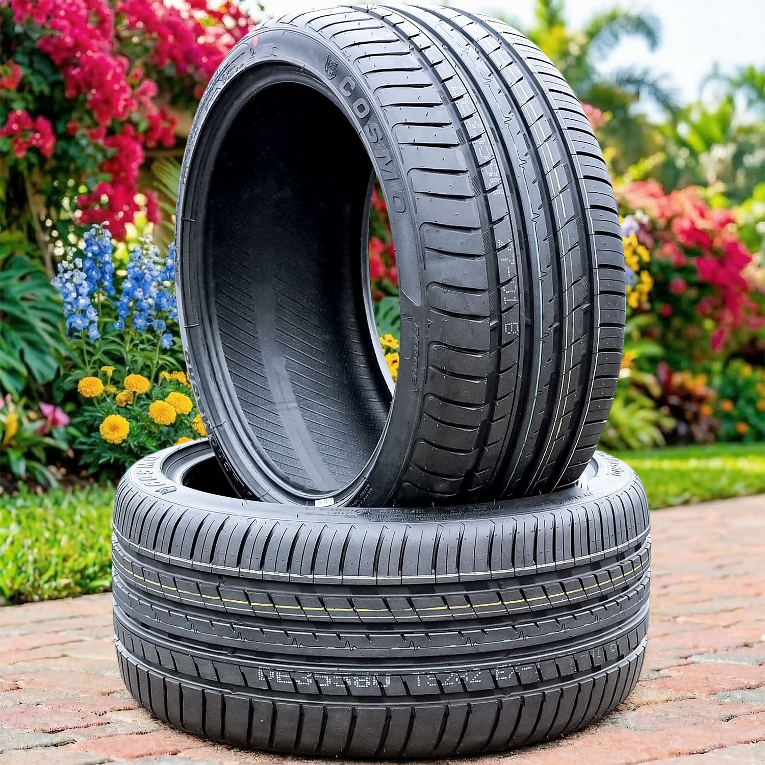 Cosmo MuchoMacho High Performance All-Season Tires (255/35R18, 94Y XL, Set of 2) dl8cg