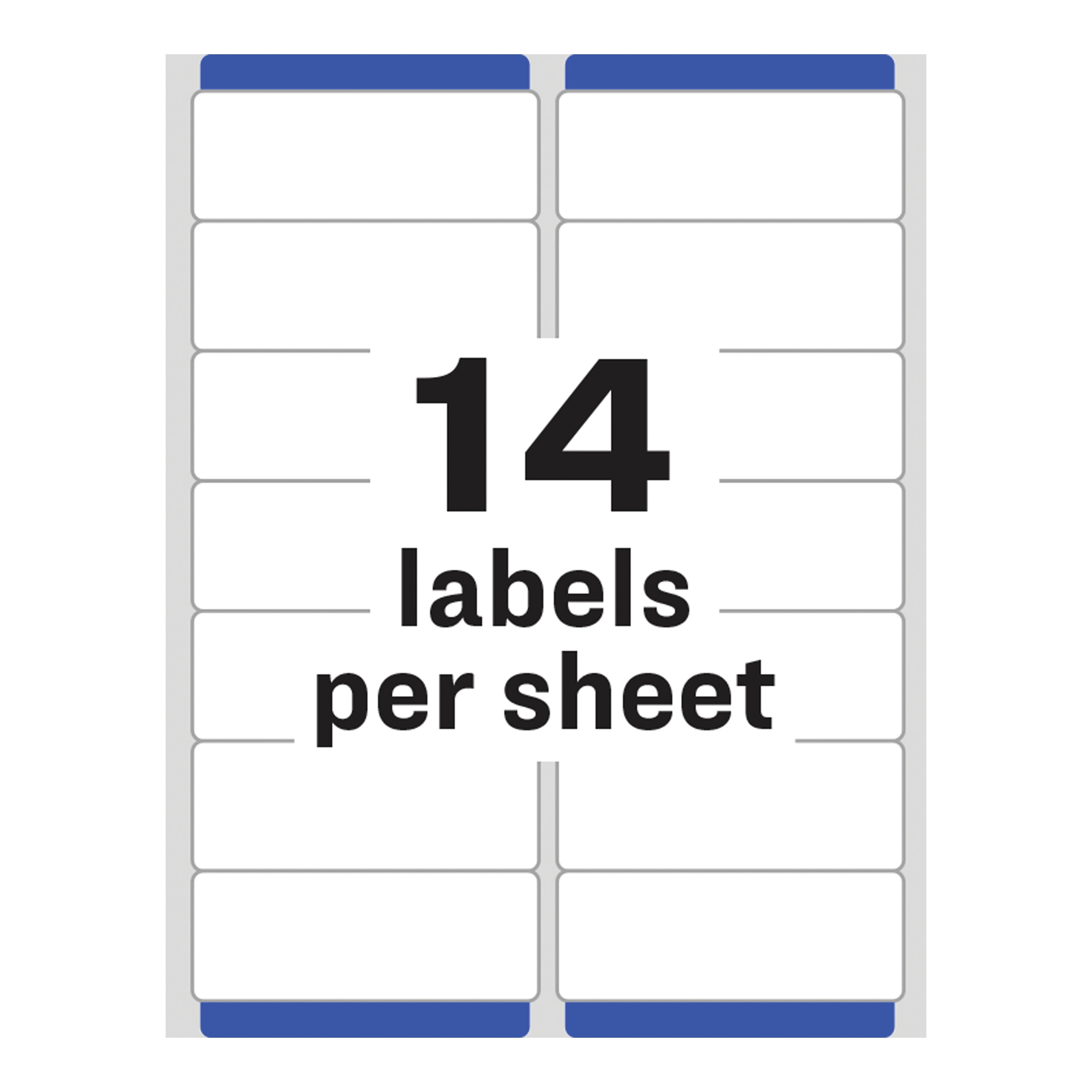 Avery Address Labels, Sure Feed Technology, Permanent Adhesive, Professional Clear Finish (1.33 in x 4 in, 700 Count) bkasm