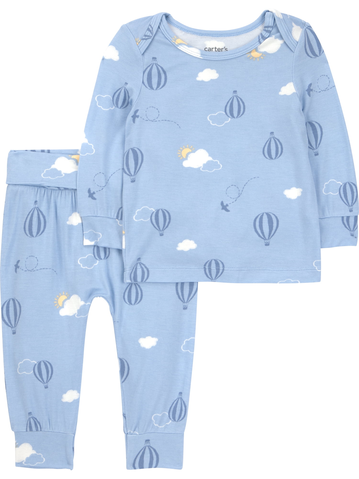 Carter's Child of Mine Baby ComfySoft Outfit Set (Blue, Preemie-12 Months) t9lfj