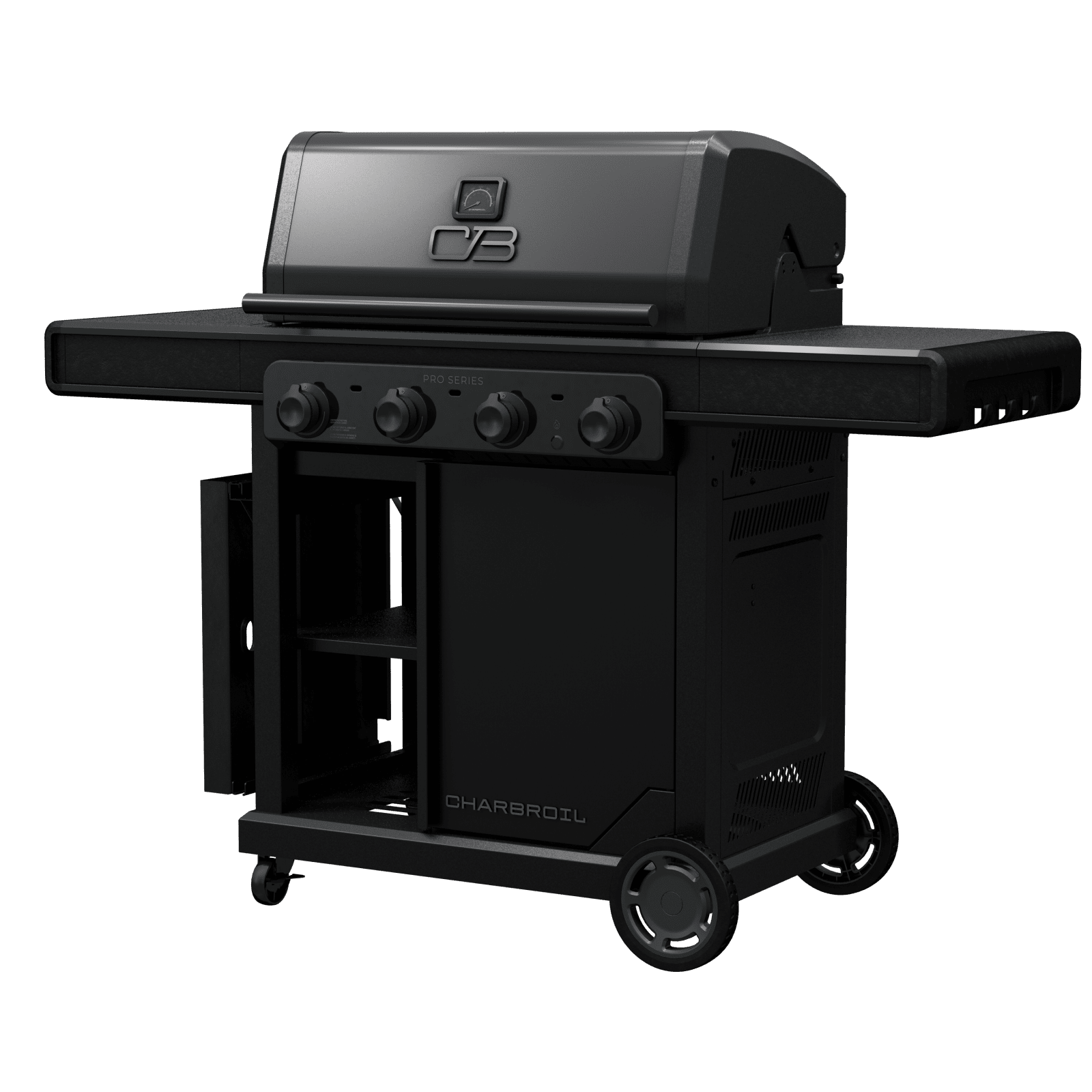 Charbroil Pro Series 4-Burner Gas Grill and Griddle (Black, 535 sq in) tmz0p