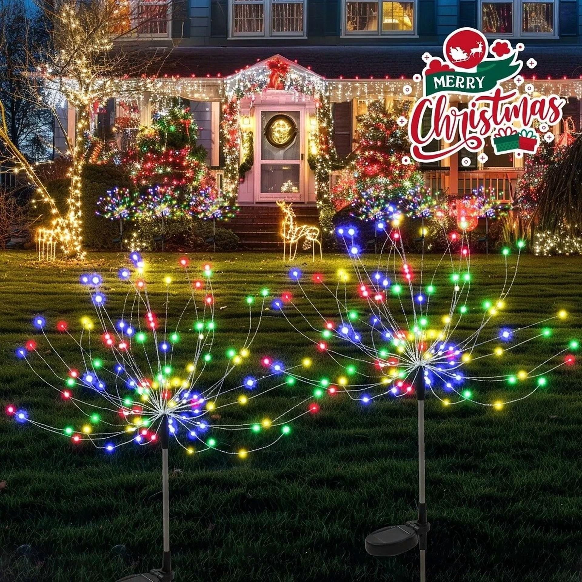 Purely Elizabeth Solar Garden String Lights LED Fairy Lights for Outdoor Patio Yard Decor (Warm White, 20 ft) fkr6h