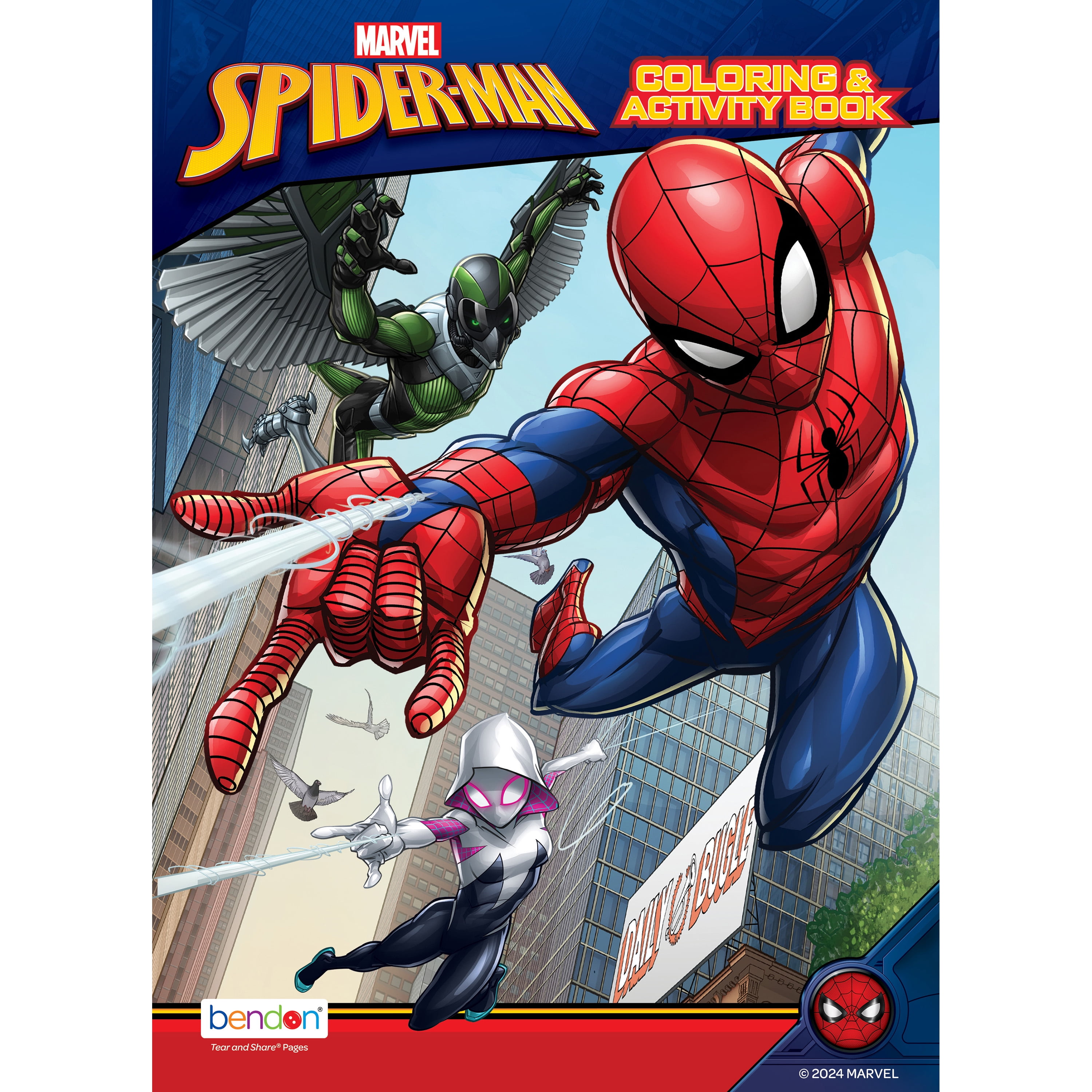 Marvel Spiderman Coloring and Activity Book with Tear and Share Pages (48 Pages, 7.75 in x 10.75 in) o0oyb