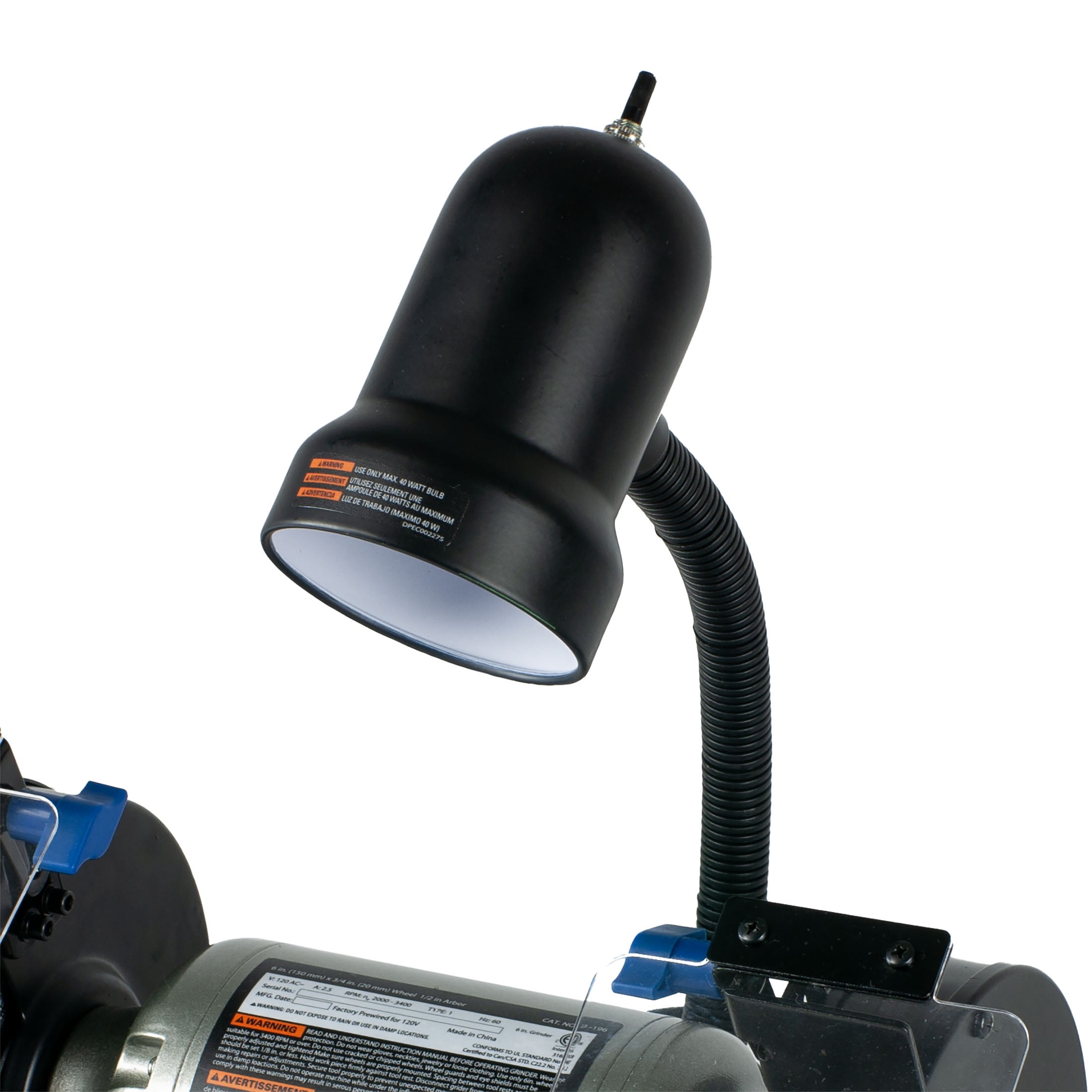 Delta 6 inch Variable Speed Bench Grinder with Work Light (Silver, 1 Unit) 6m73j