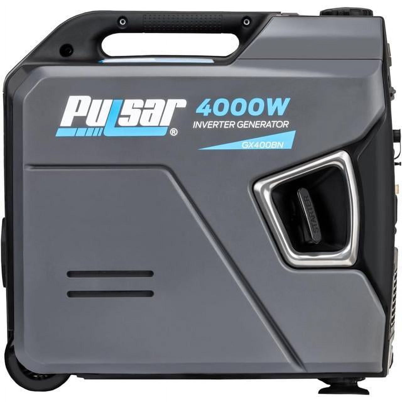 Pulsar Dual Fuel Inverter Generator 4000W GX400BN (Portable, Quiet, 30A RV Ready, 2.11 gal) 2bqsa