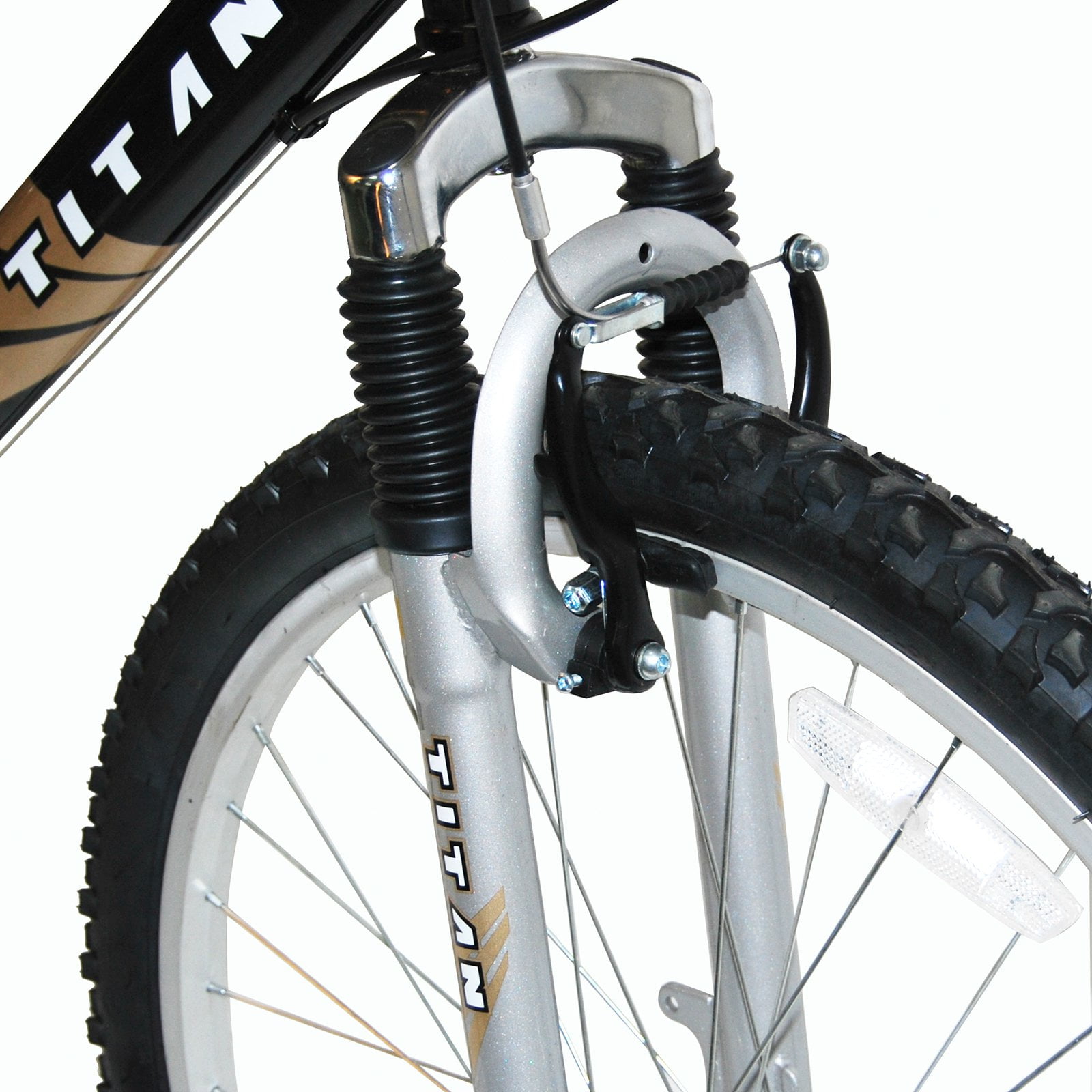 Titan Punisher Dual-Suspension Mountain Bike (Black, 26 in) a7r70