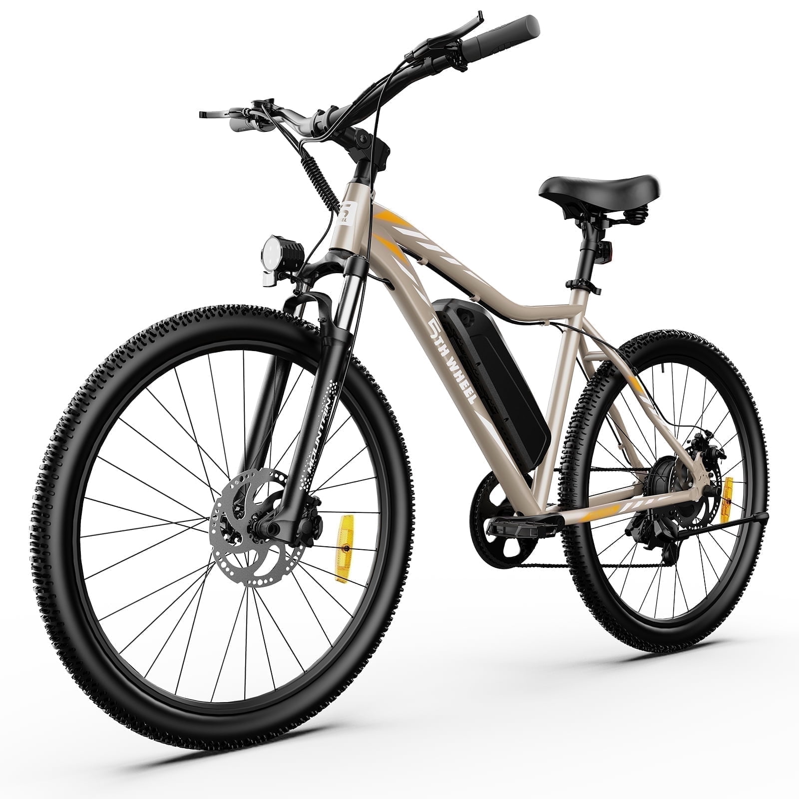 5TH WHEEL WLB17 Electric Bike for Adults, 500W Peak Motor with 36V 10.4Ah Removable Battery, 7-Speed Commuter E-Bike (26 in) qkrl8