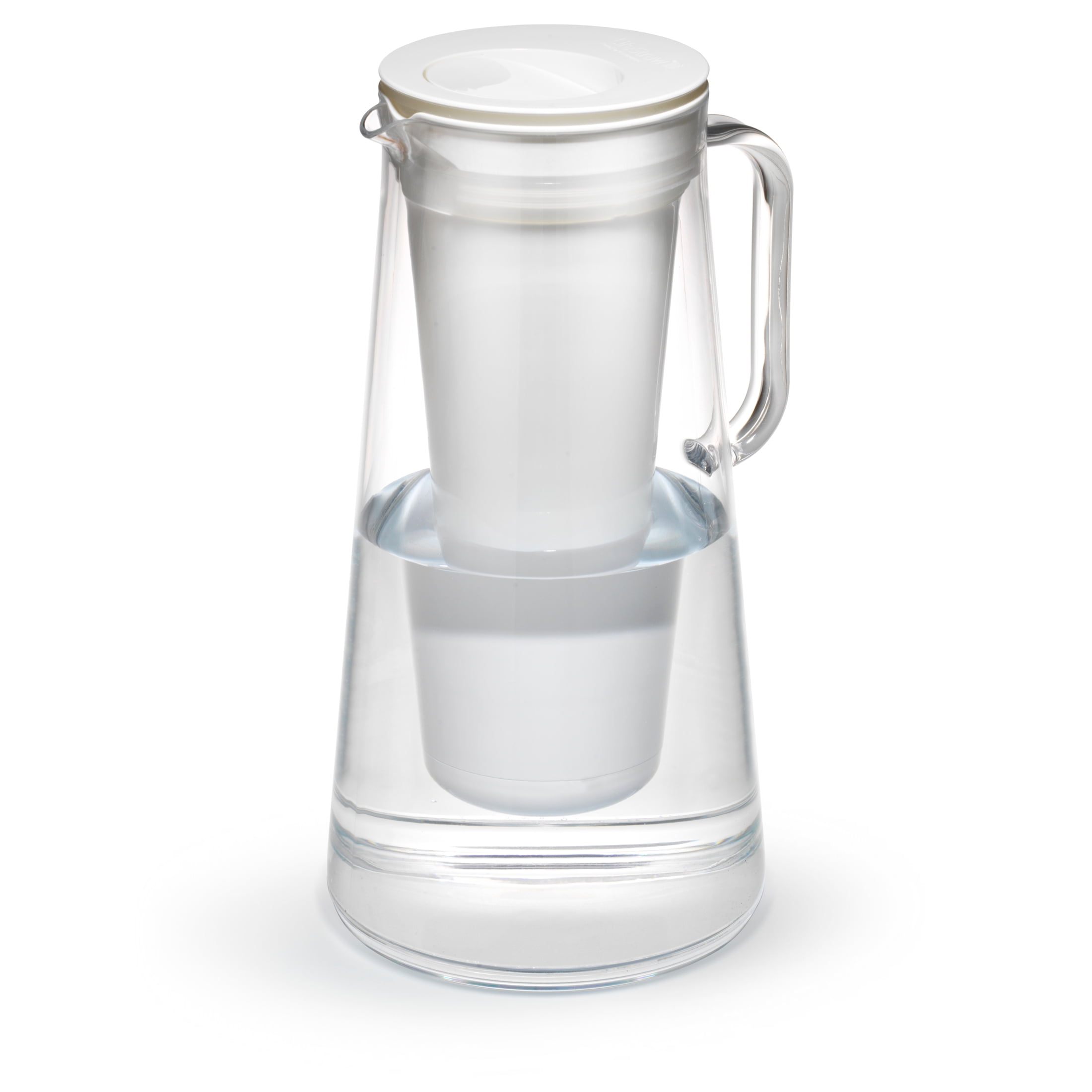 LifeStraw Home Water Filter Pitcher, BPA-Free Plastic, Removes Bacteria and Microplastics (White, 10-Cup) g3zx7