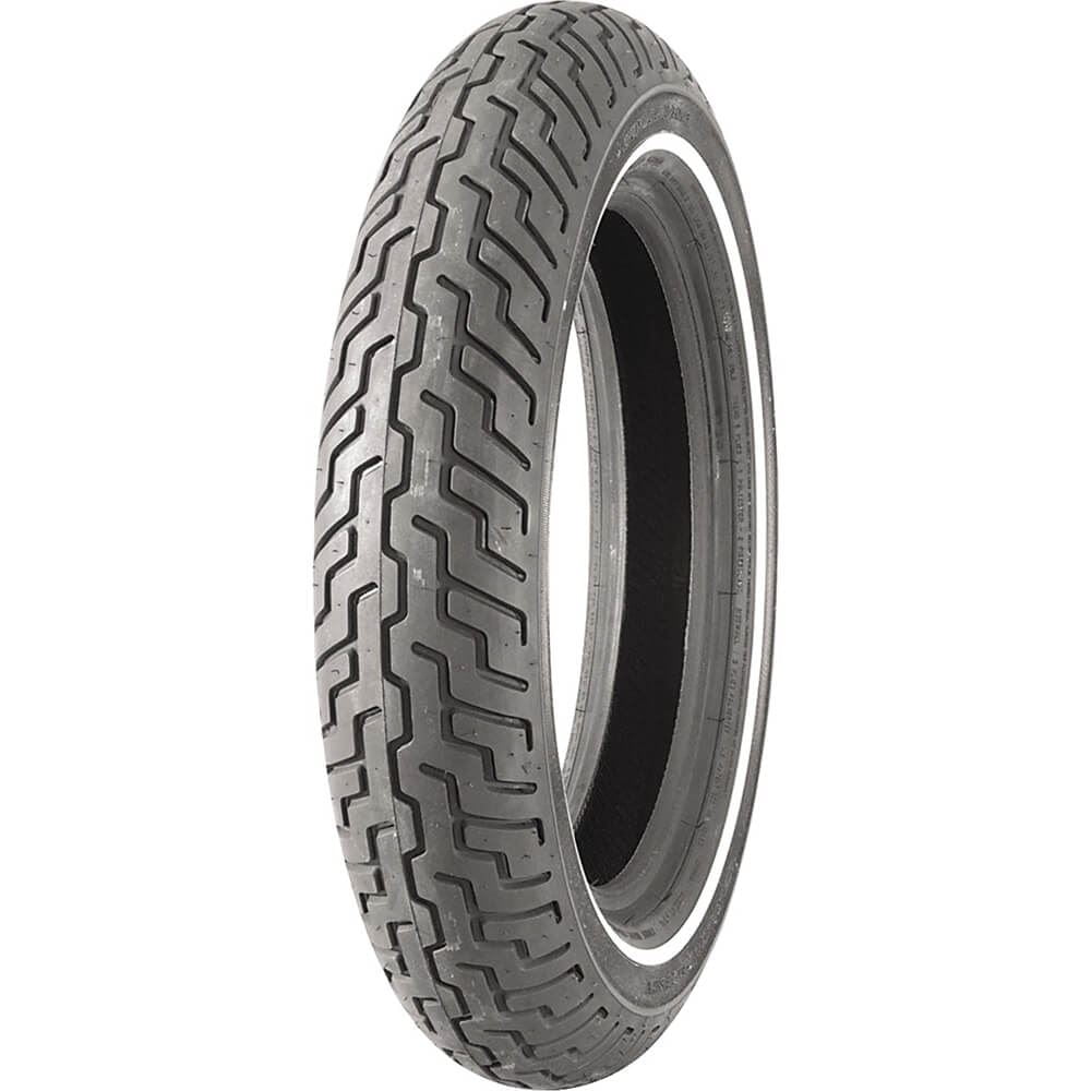 Dunlop D402 Motorcycle Front Tire (Narrow Whitewall, MT90B16) m9p0t