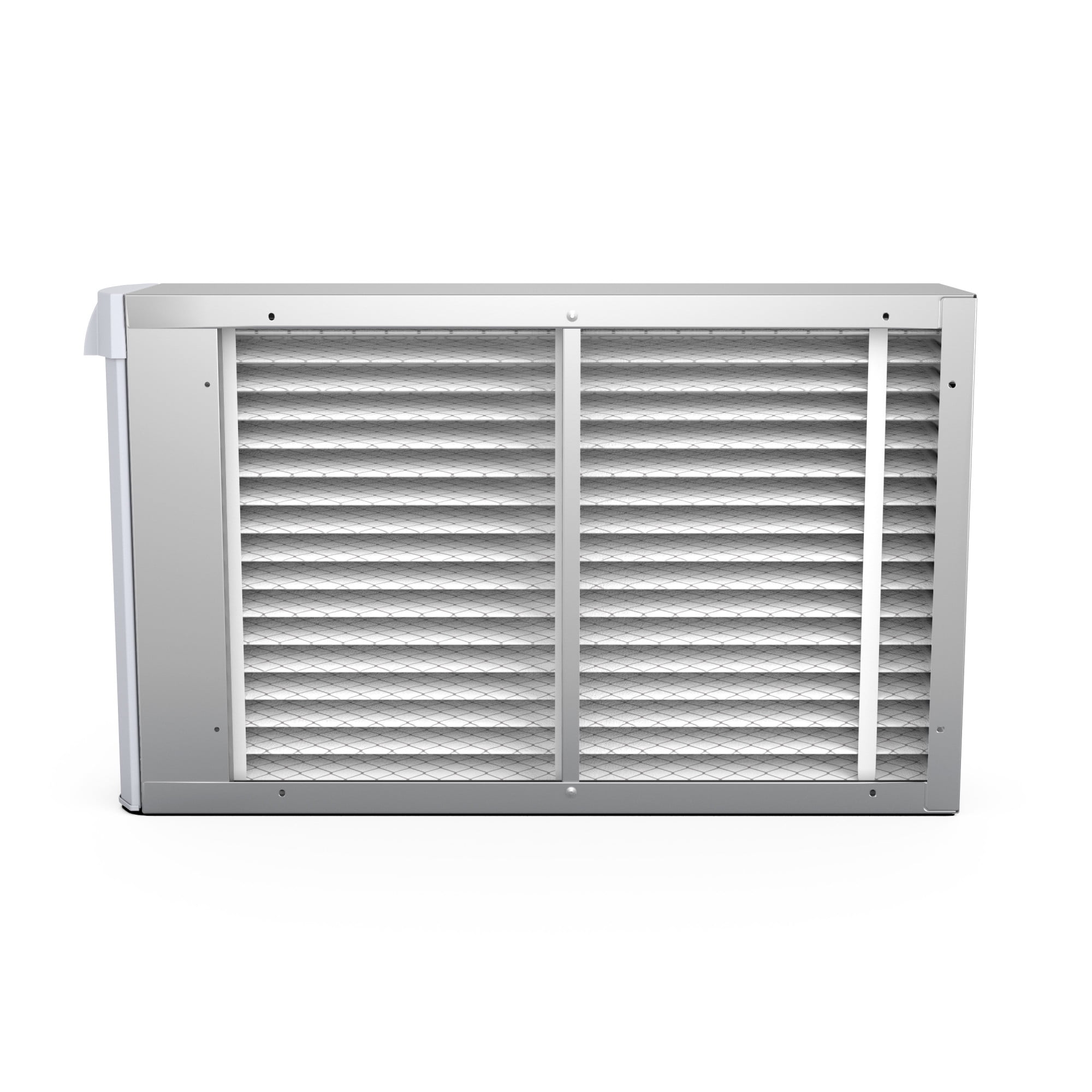 Aprilaire 1410 Whole House Air Cleaner Media Filtration System (Silver, 28.06 in x 6.75 in x 17.75 in) 9gs38