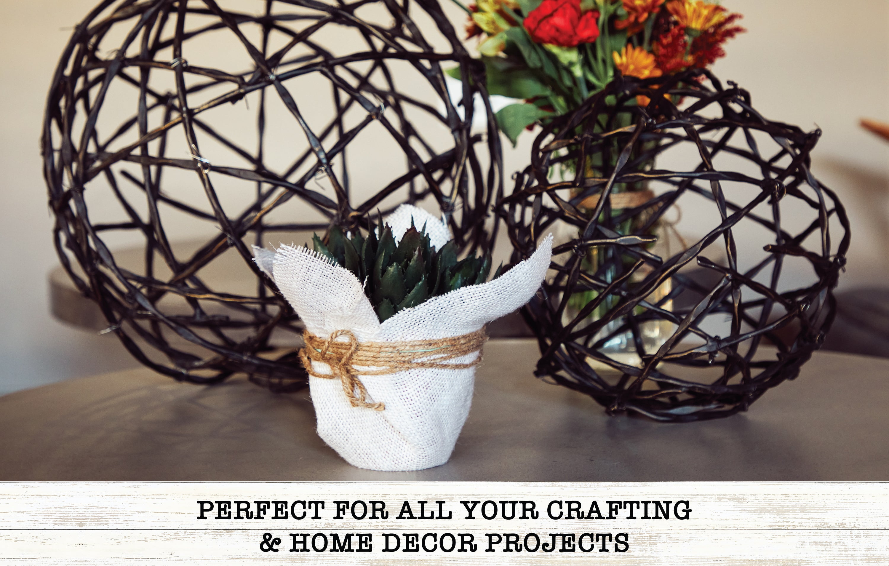 Love, Laugh, Craft 3-Ply Flexible Jute Twine Cord for DIY Crafts and Home Decor (Natural, 6 Pack, 100 yd) 0jms7