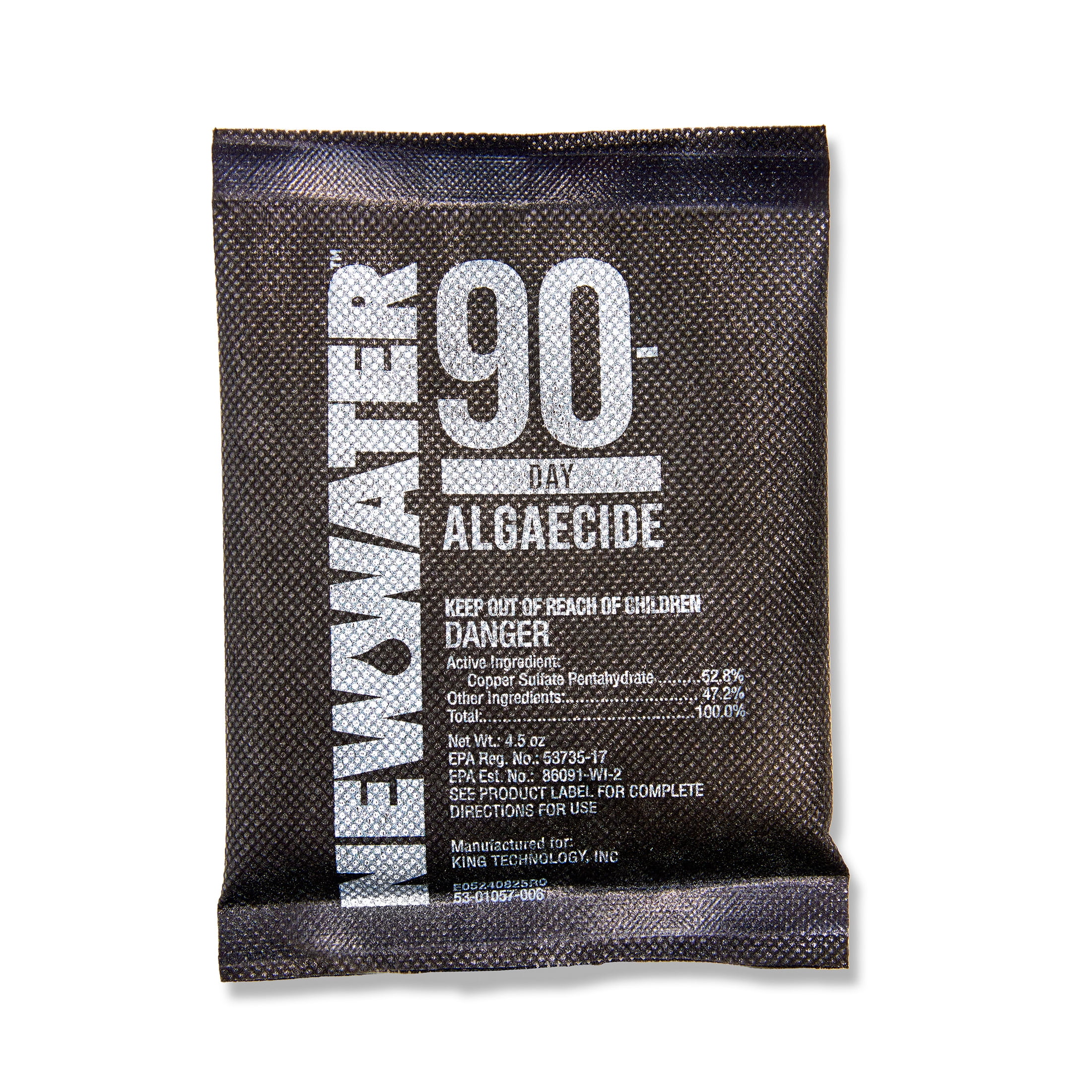 New Water 90-Day Algaecide Pool Pods (Dry Concentrated Algae Prevention, 2-Pack, 9 oz) r5jsp