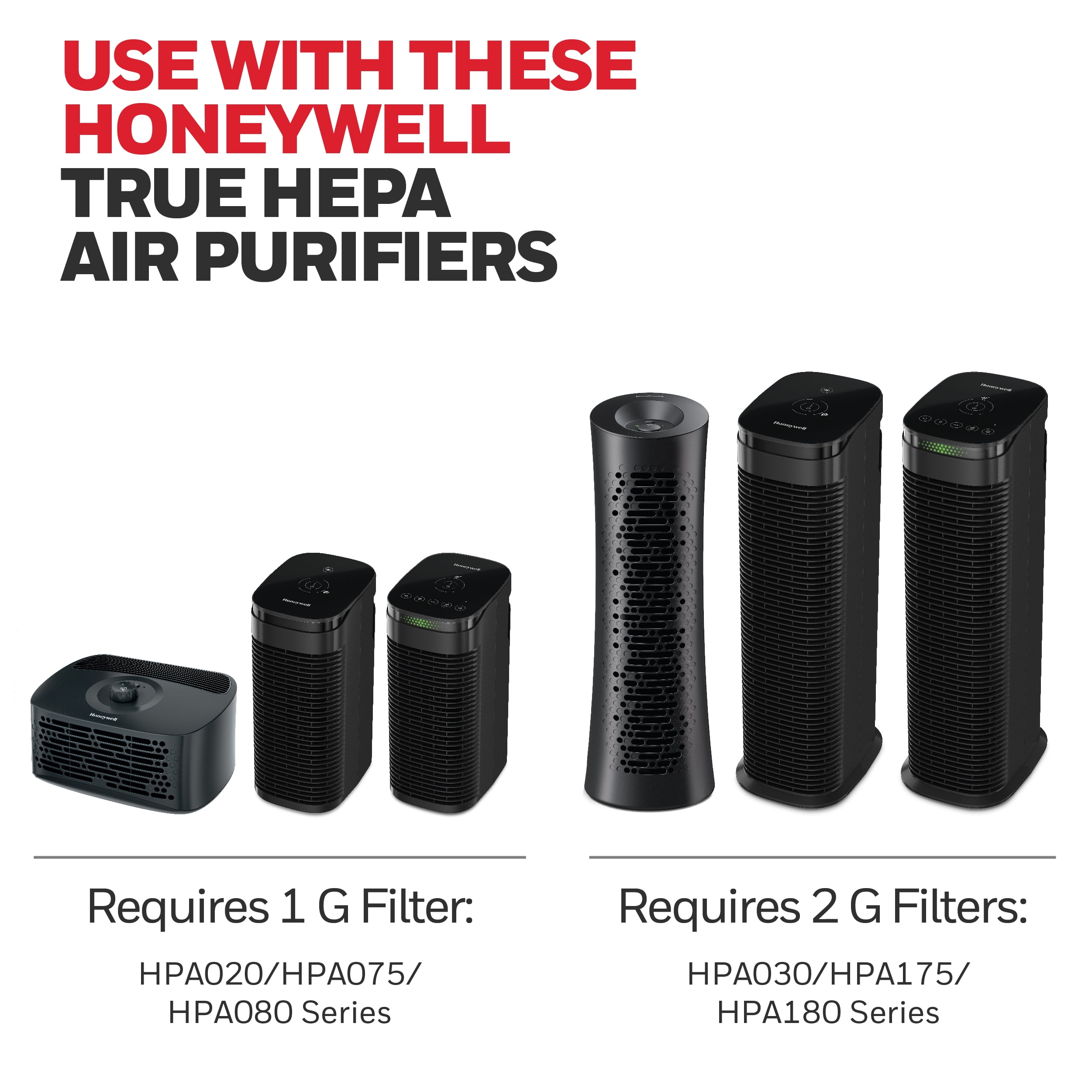 Honeywell HEPA Replacement Filter G (2 Pack) kkvsl