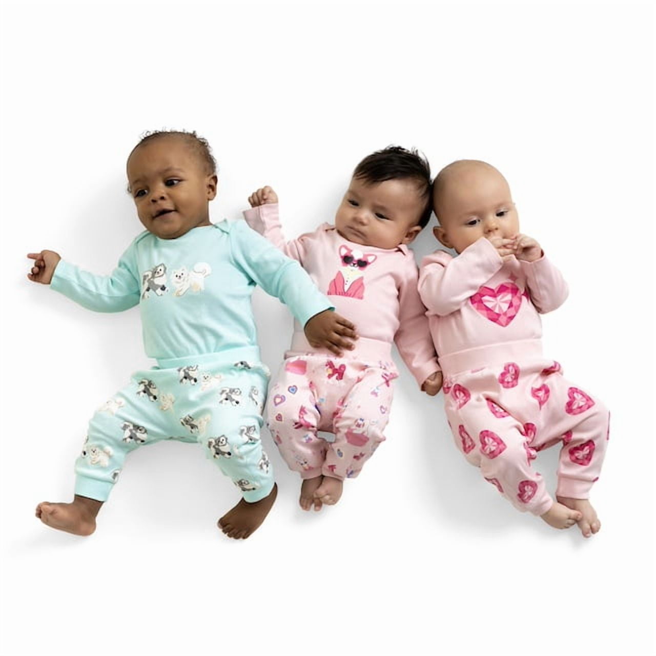 Monica + Andy Paris Hilton Organic Cotton First Moves Set (Pink, Newborn to 24 Months) 1na5d